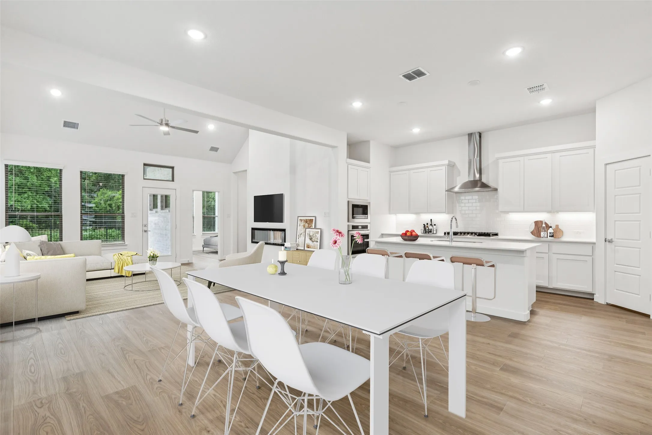Open First Floor in the Picasso II home plan by Trophy Signature Homes – REPRESENTATIVE PHOTO
