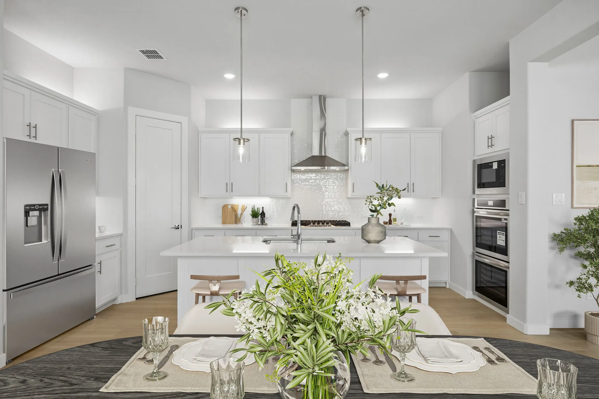 Kitchen in the Picasso II home plan by Trophy Signature Homes – REPRESENTATIVE PHOTO