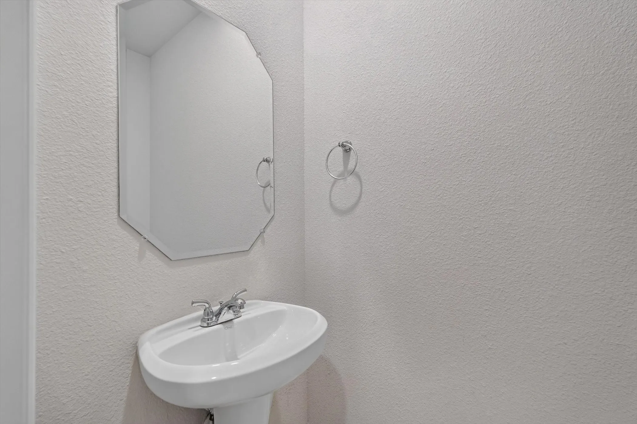 Half bathroom on first flo