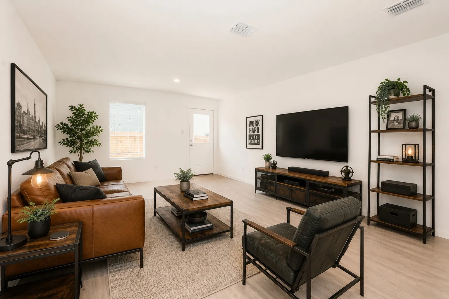 Virtually Staged Living Room