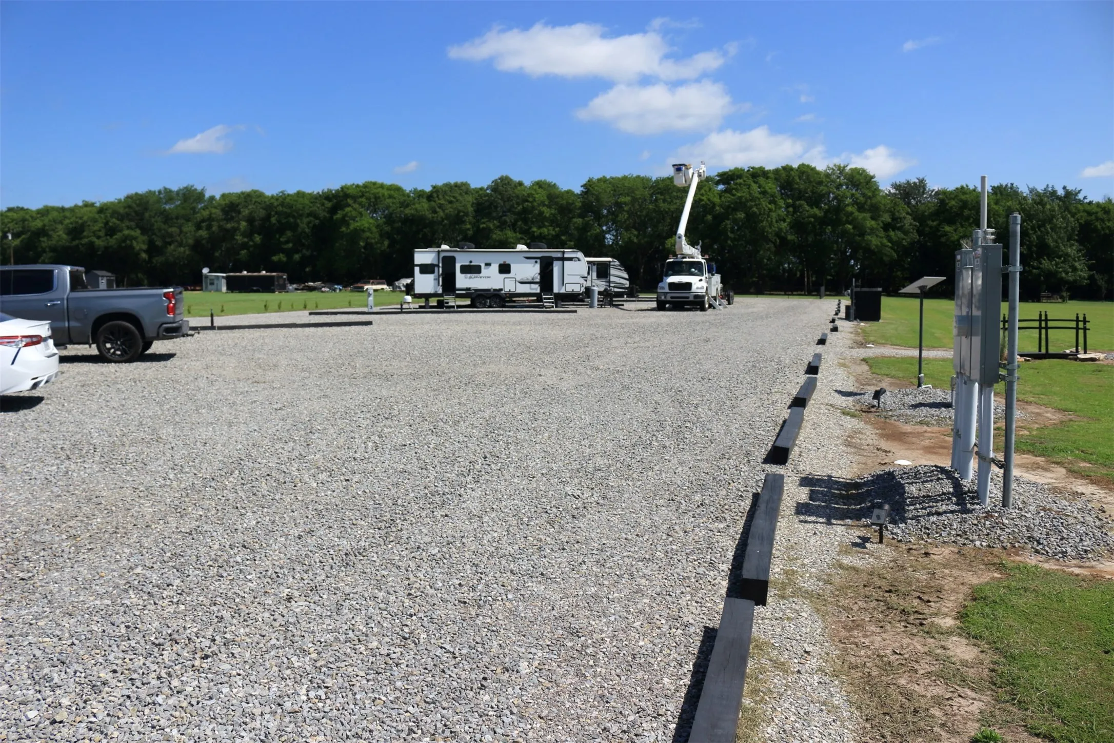 East side of the park looking towards the back