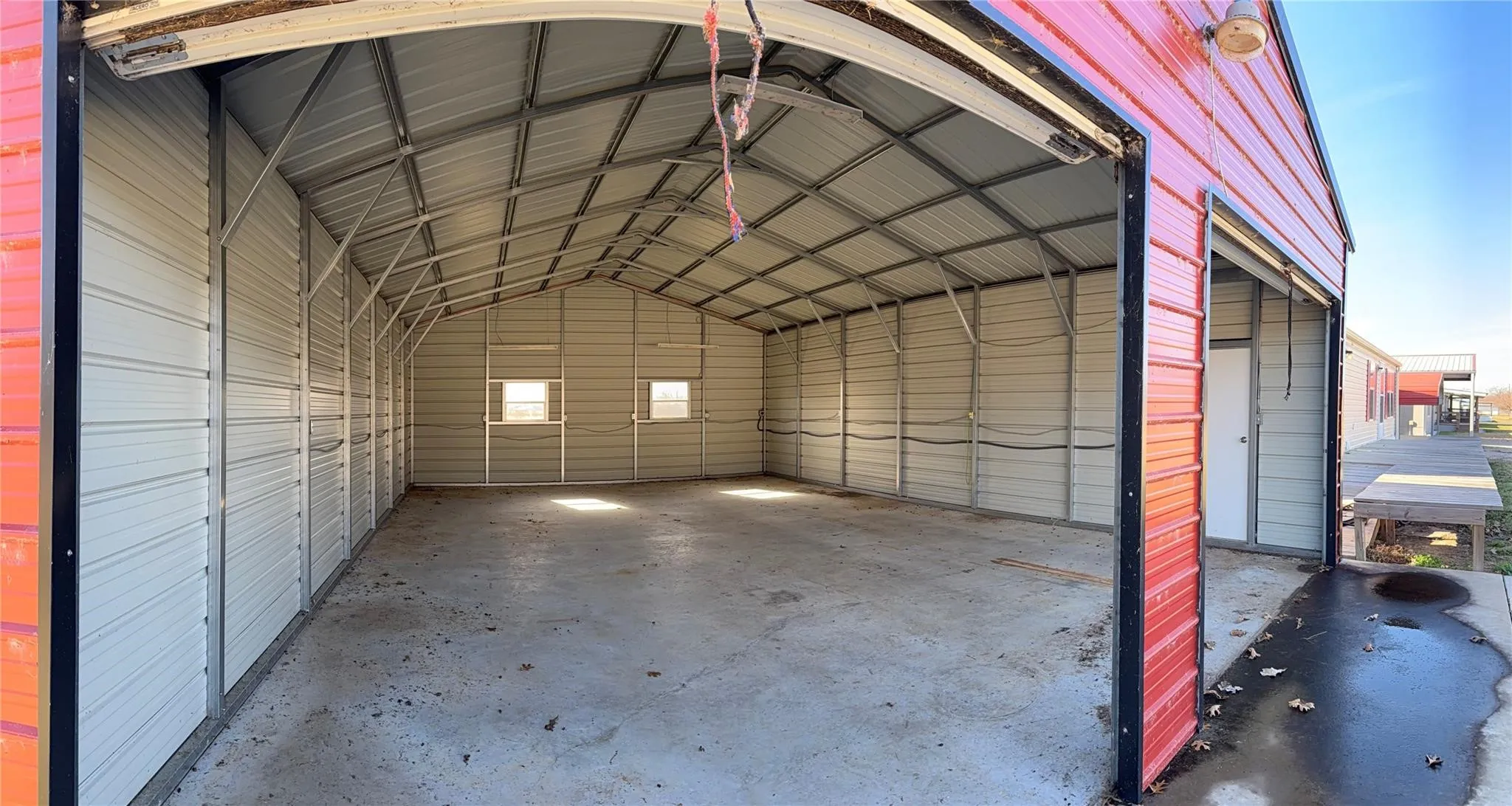 Double Garage Door for security