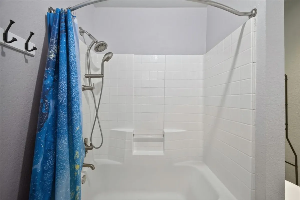 dual entry bathroom between secondary rooms