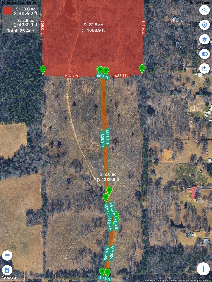 Property Survey. Illustrating property boundaries and dimensions