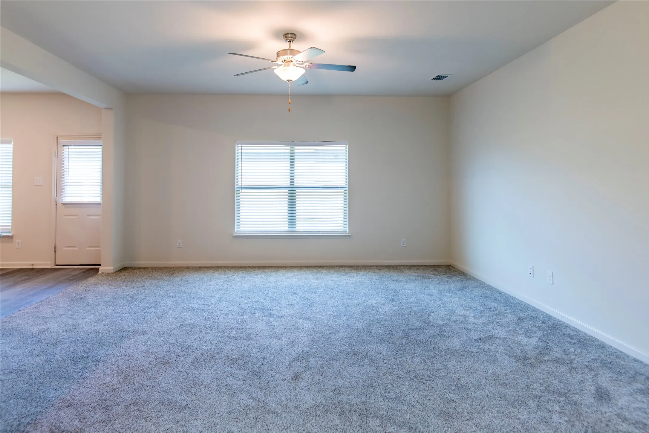 View of Living room from Front to back