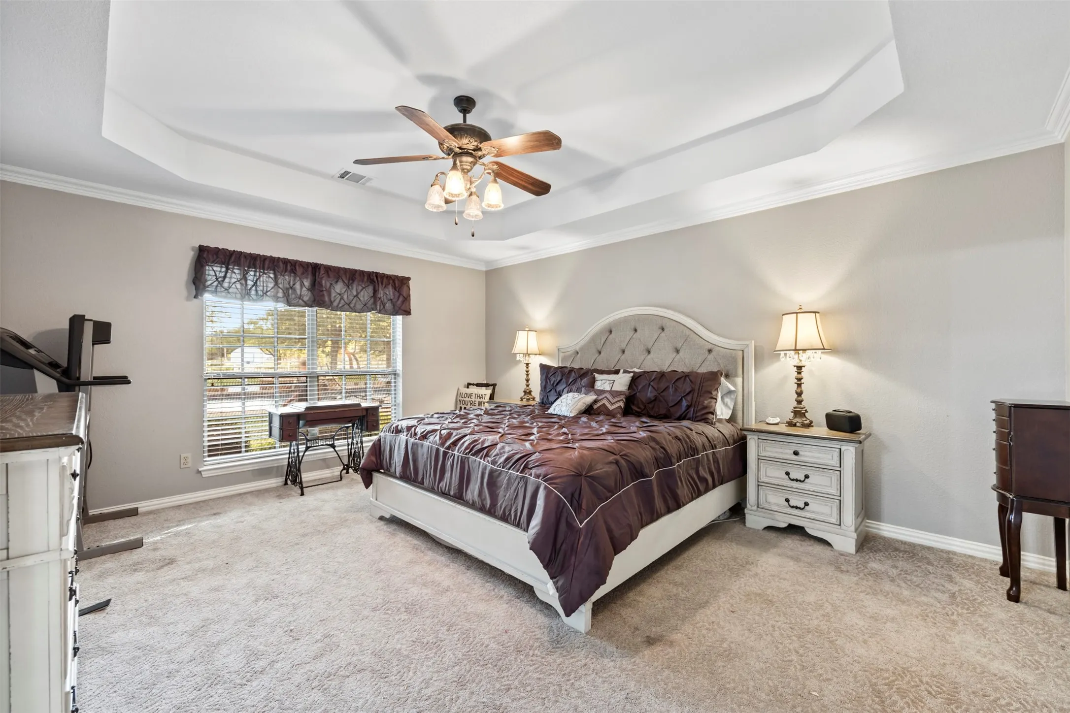 Large primary bedroom