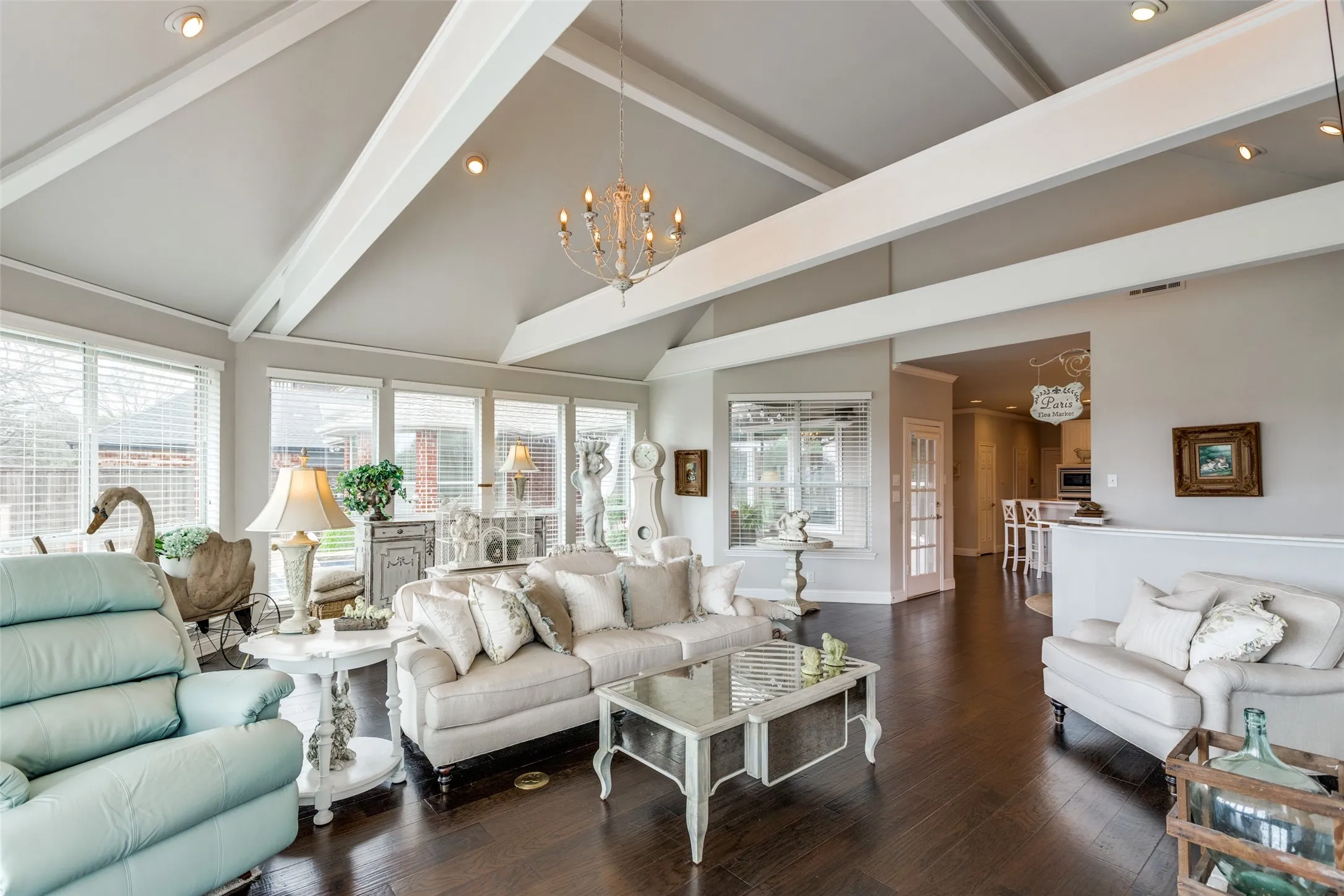 Beams and vaulted ceilings