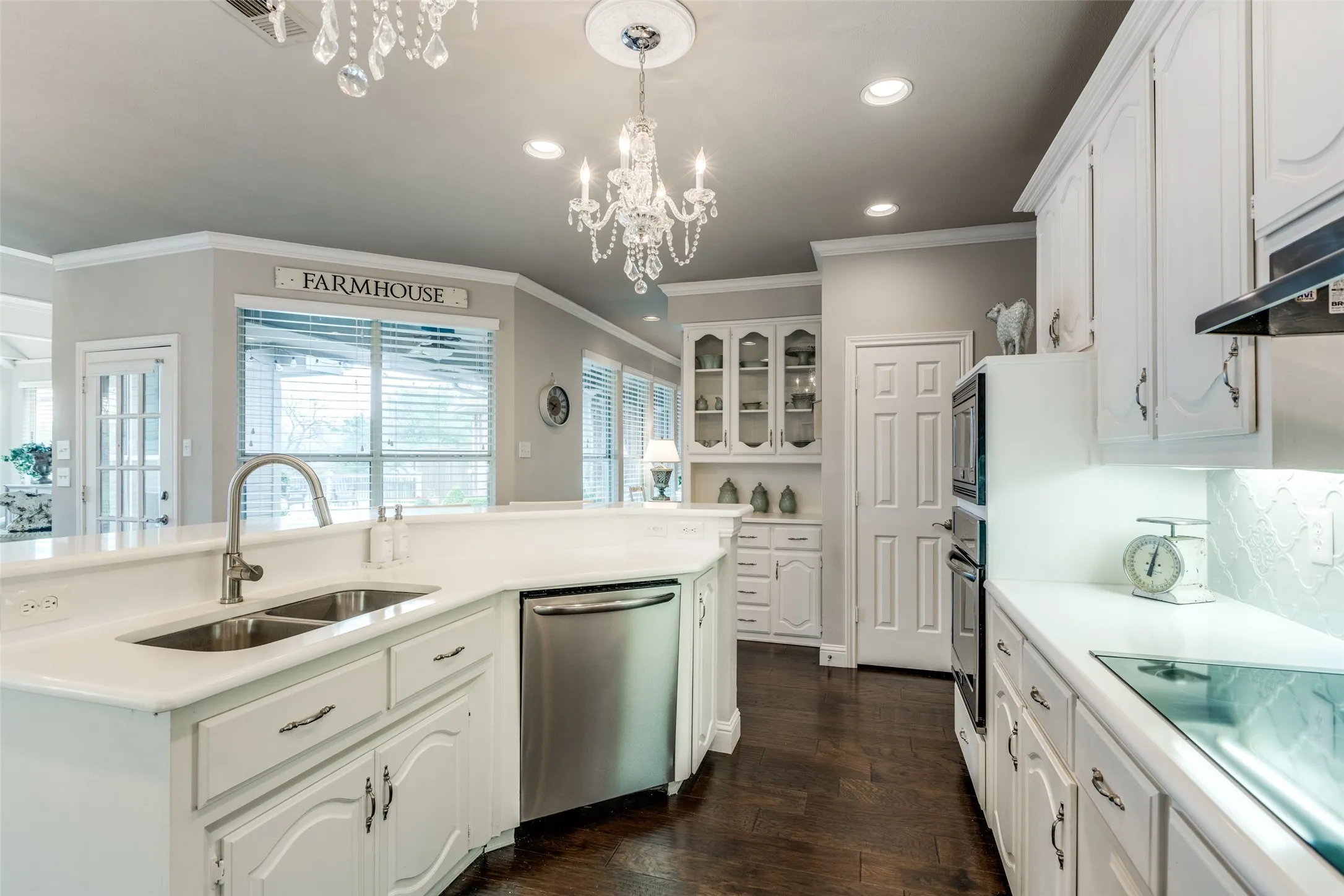 Chandeliers add that touch of elegance