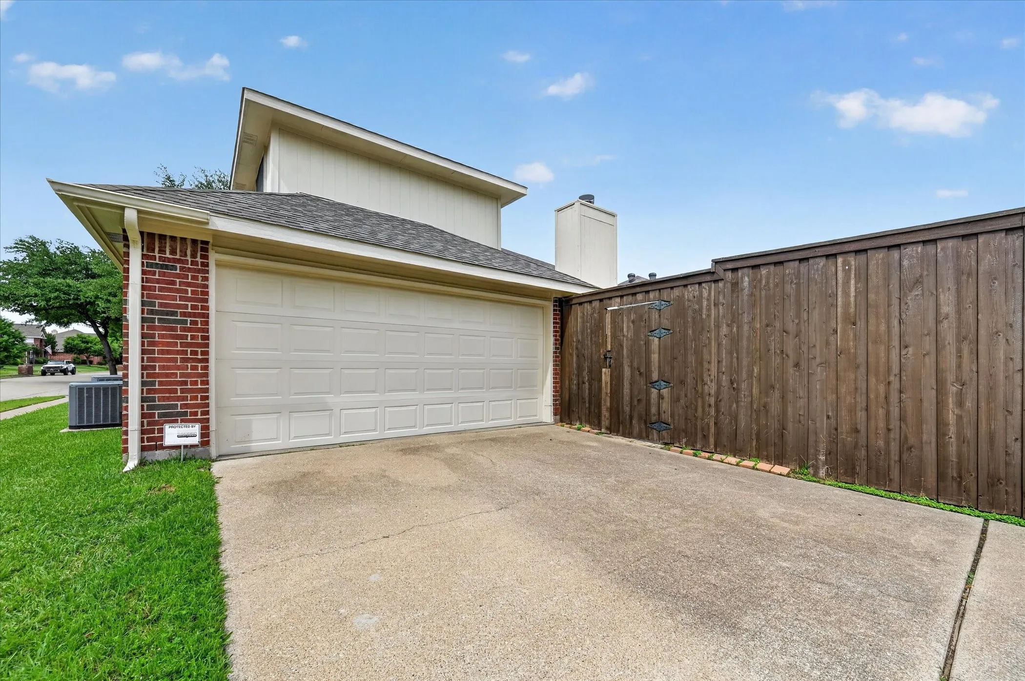 Rear entry garage