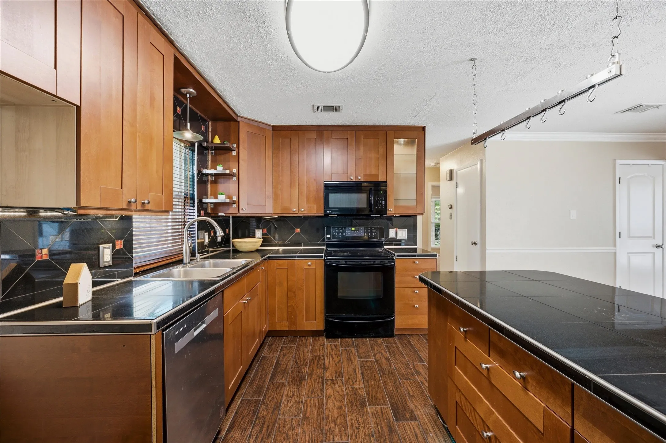 Updated kitchen cabinets