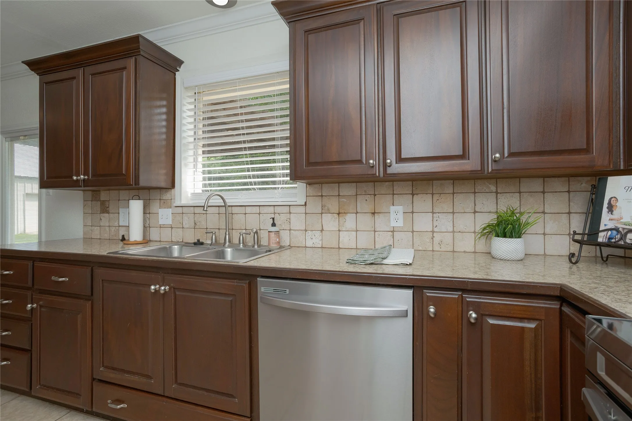 Lots of counter space in this home.