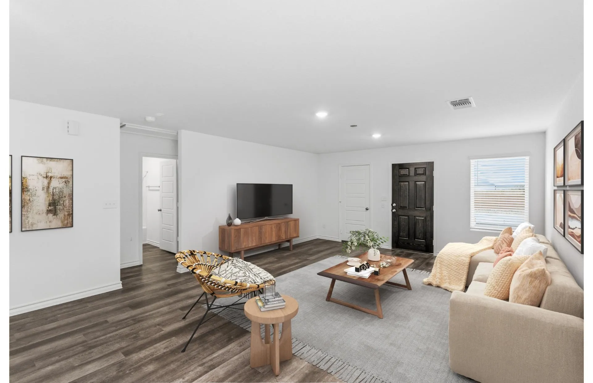*Virtual Representation - Gathering room with view of main living areas
