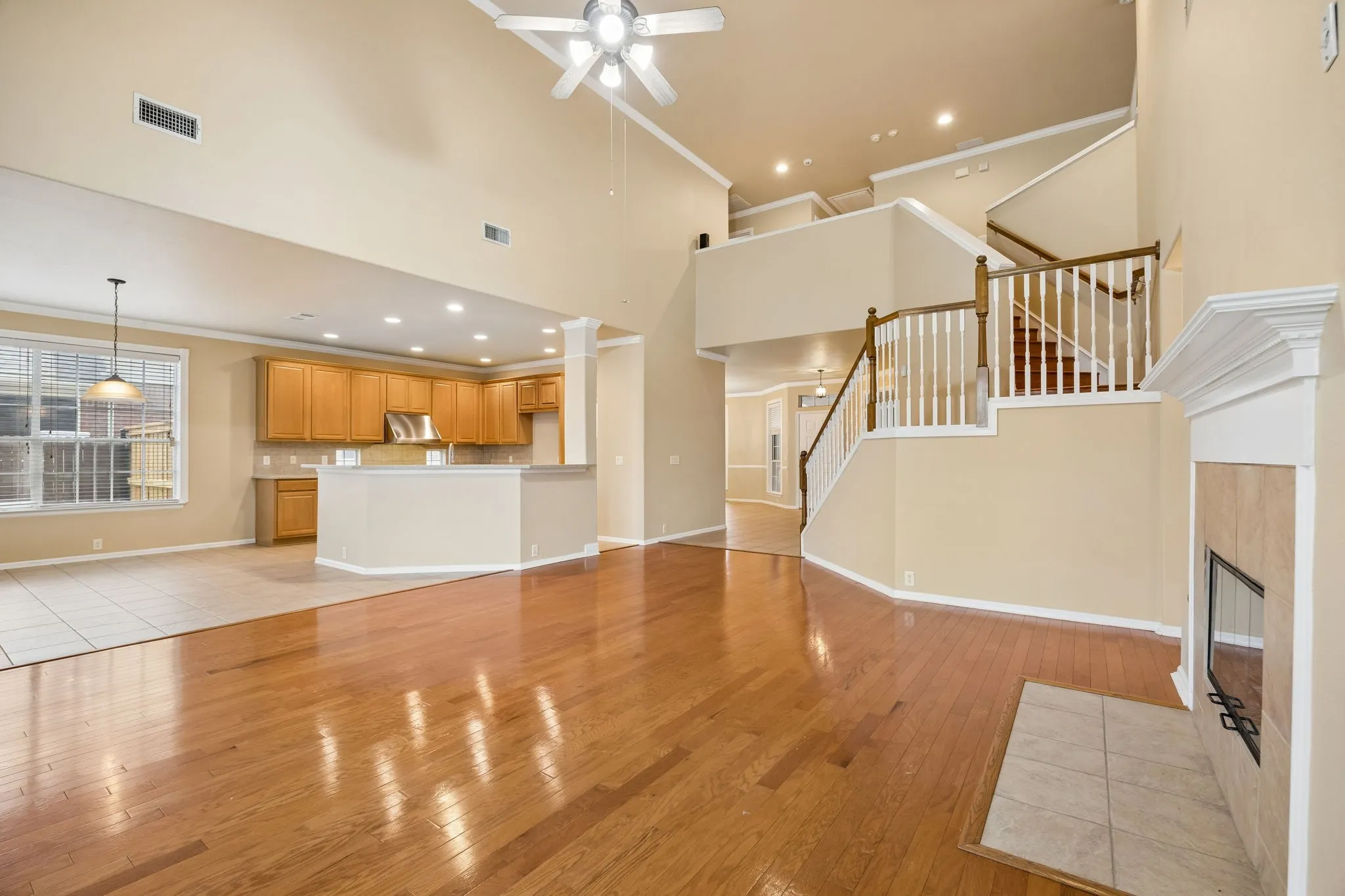 Large open floor plan