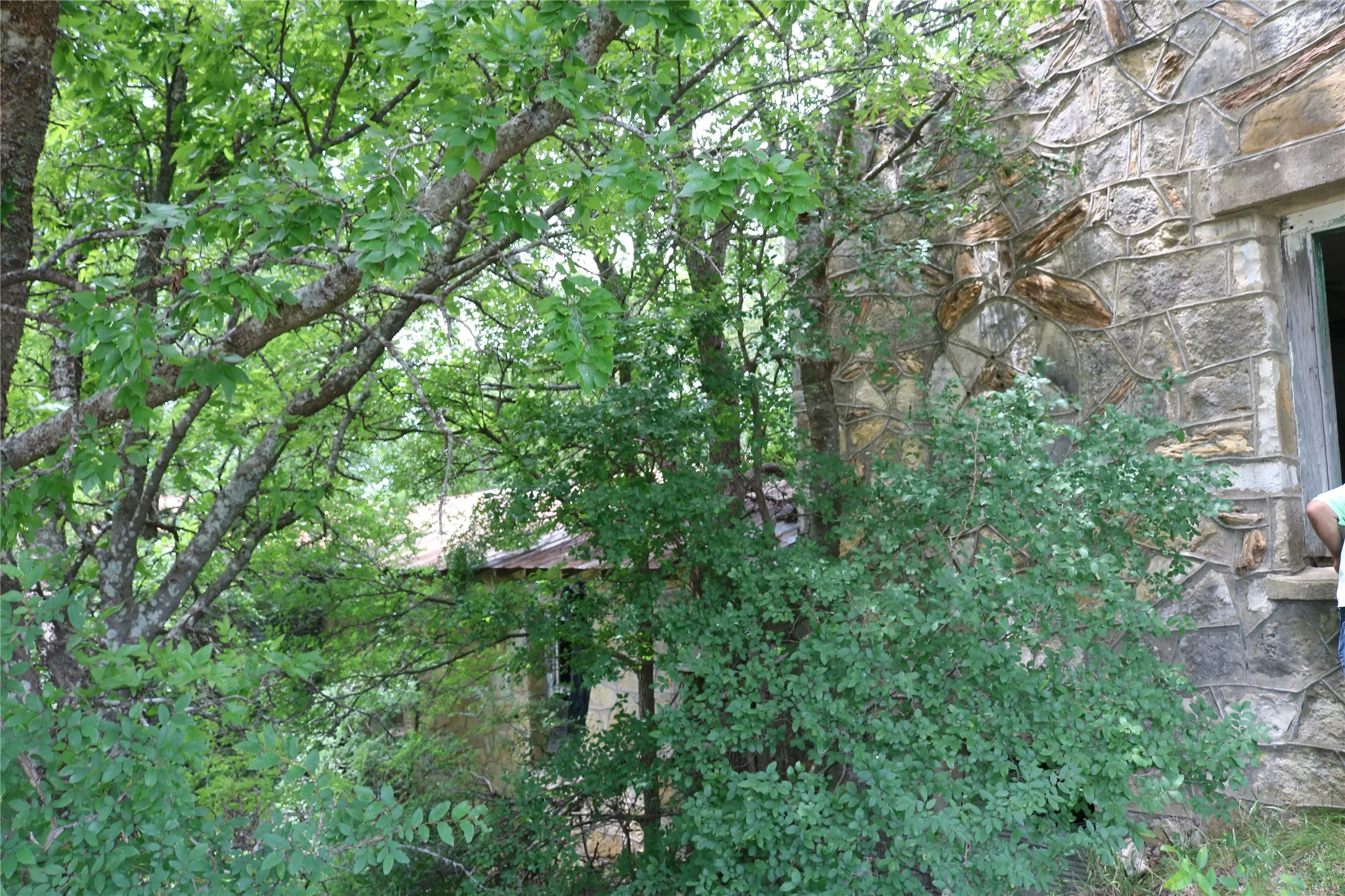 Side view of larger structure from CR 220.