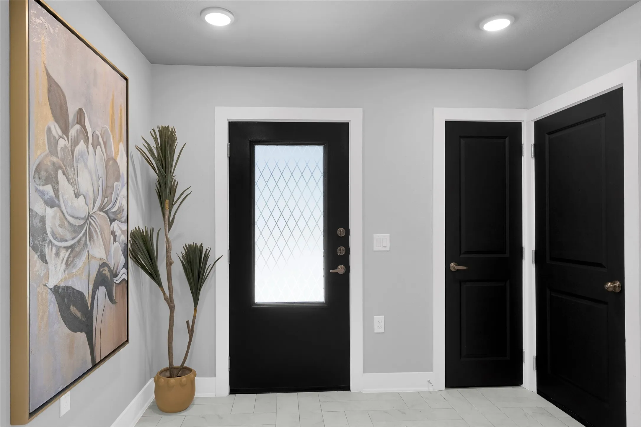 Large Foyer and Garage on the ground floor