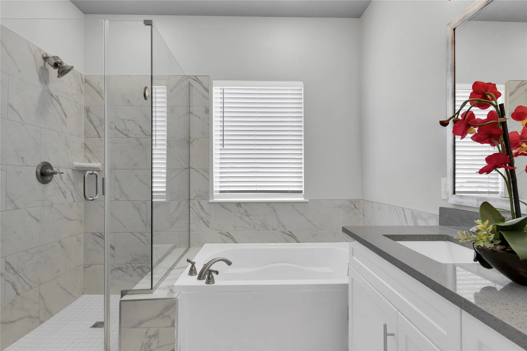 Spa-like Primary Bathroom on the top floor