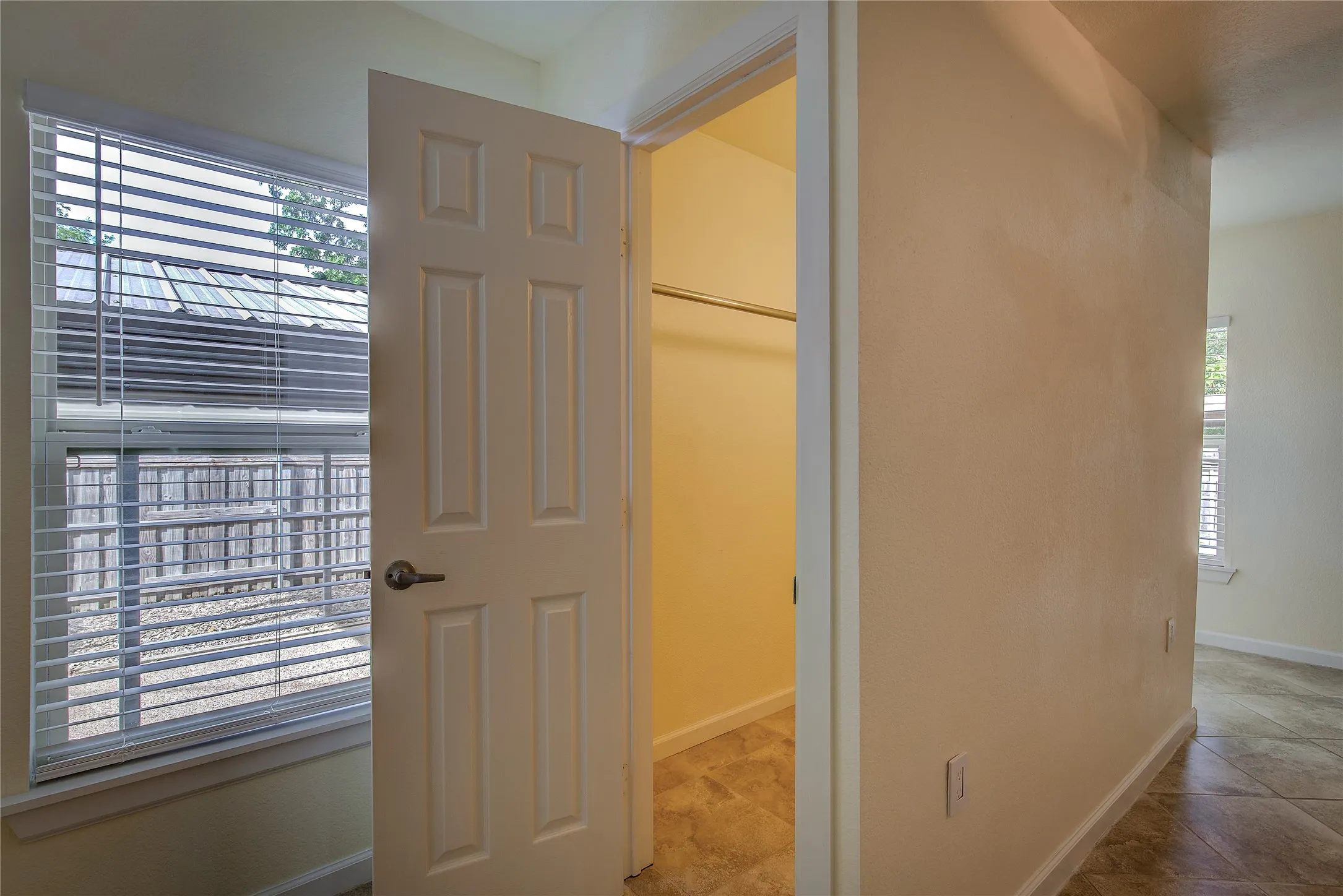 Large walk-in closet in the primary bedroom