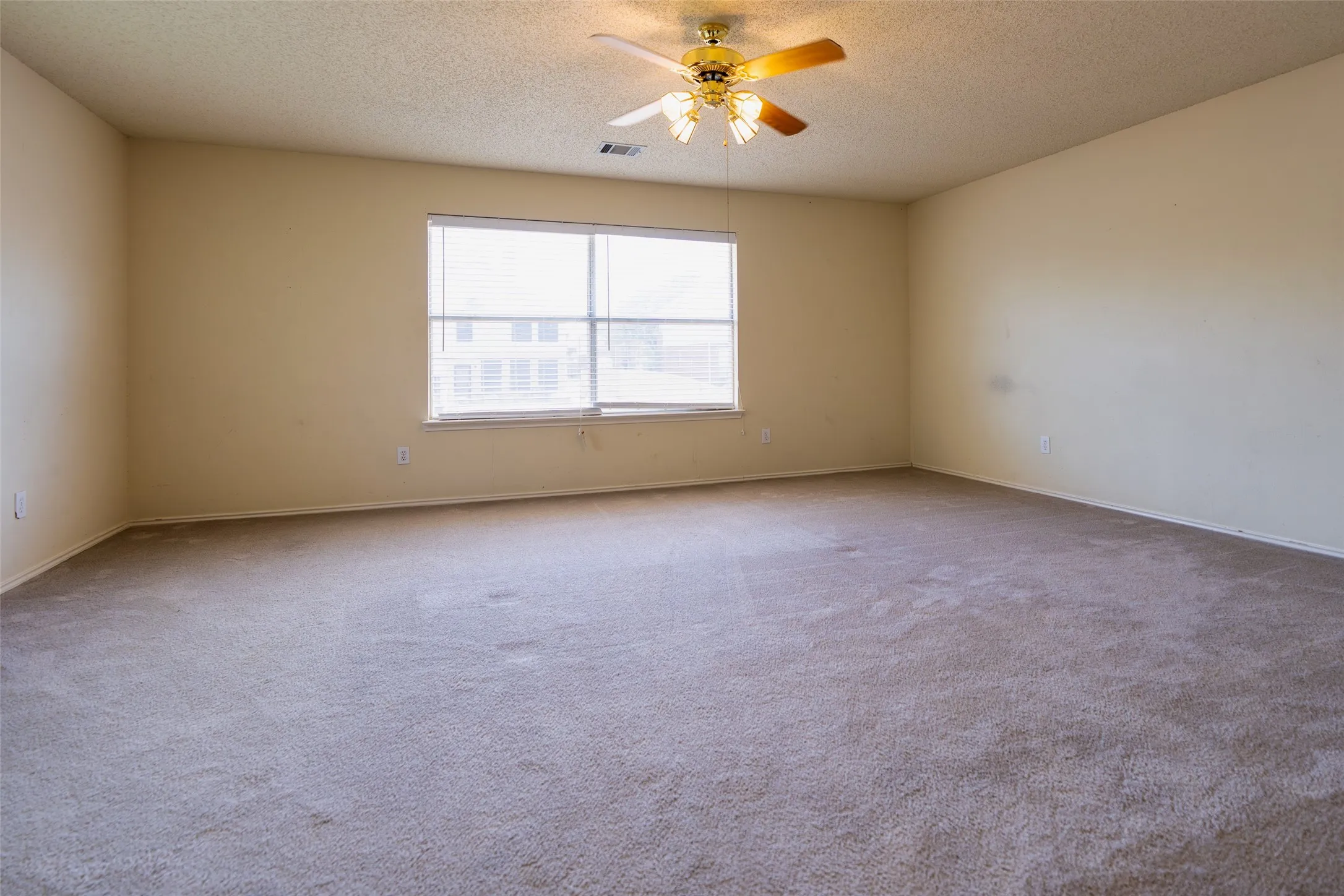 Expansive game room offers endless possibilities for a media room, playroom, home gym or additional living space