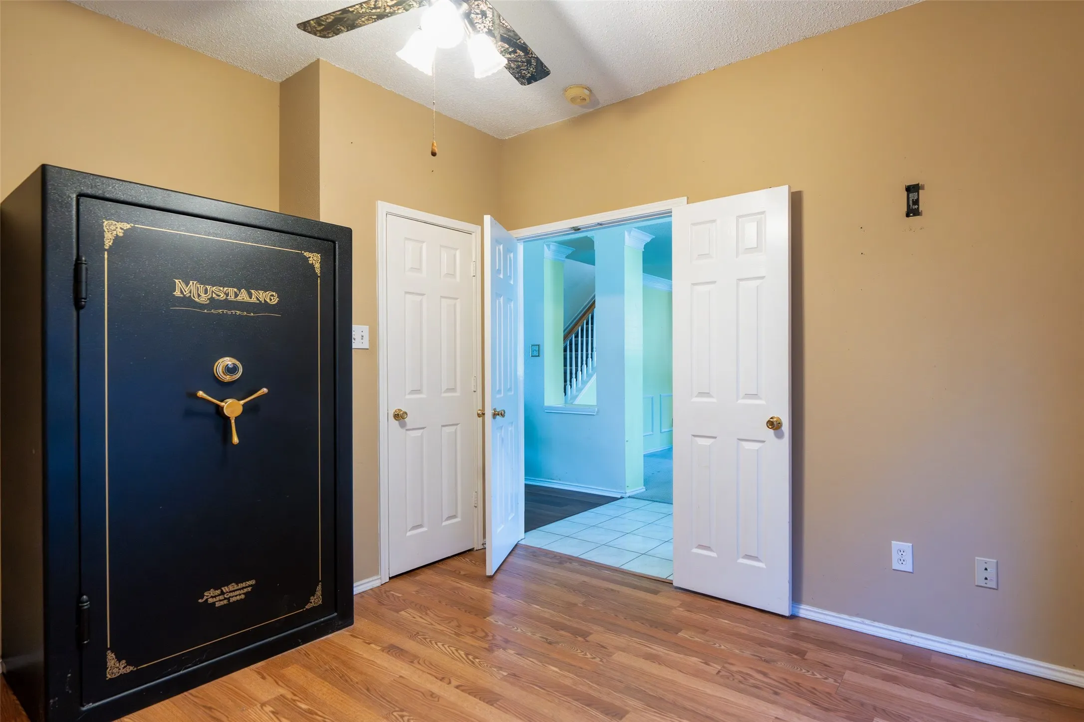 Reverse view of the first-floor bedroom with easy access to the main living areas