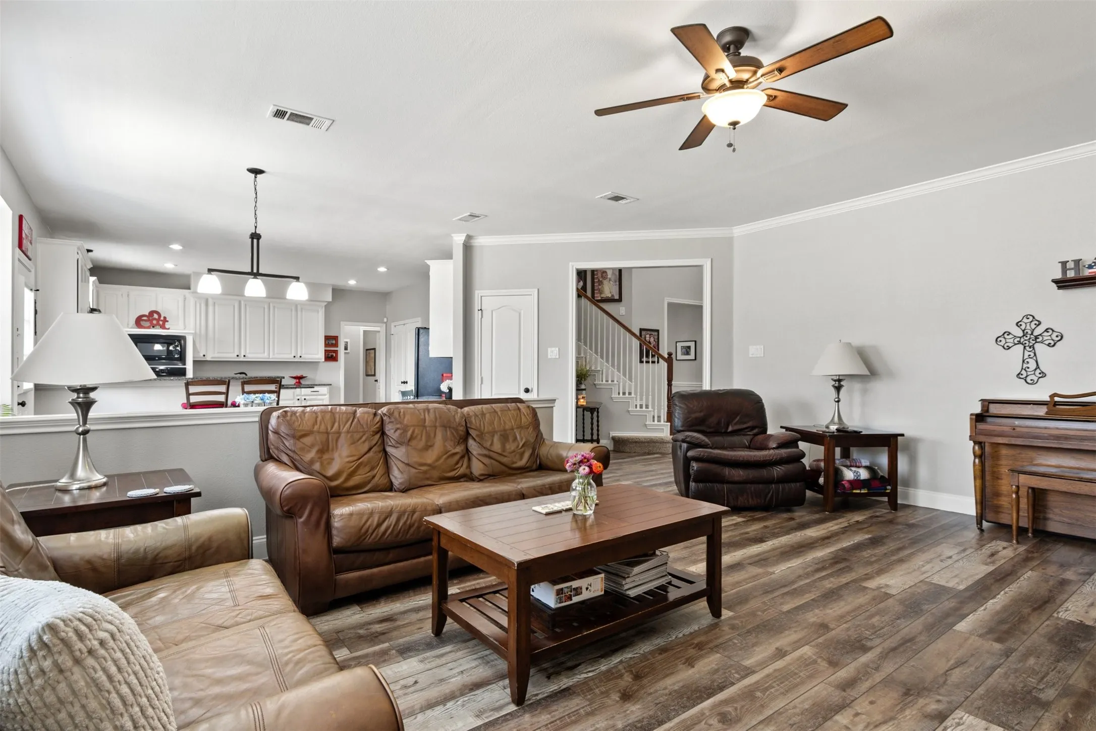Large Open Family Room Area