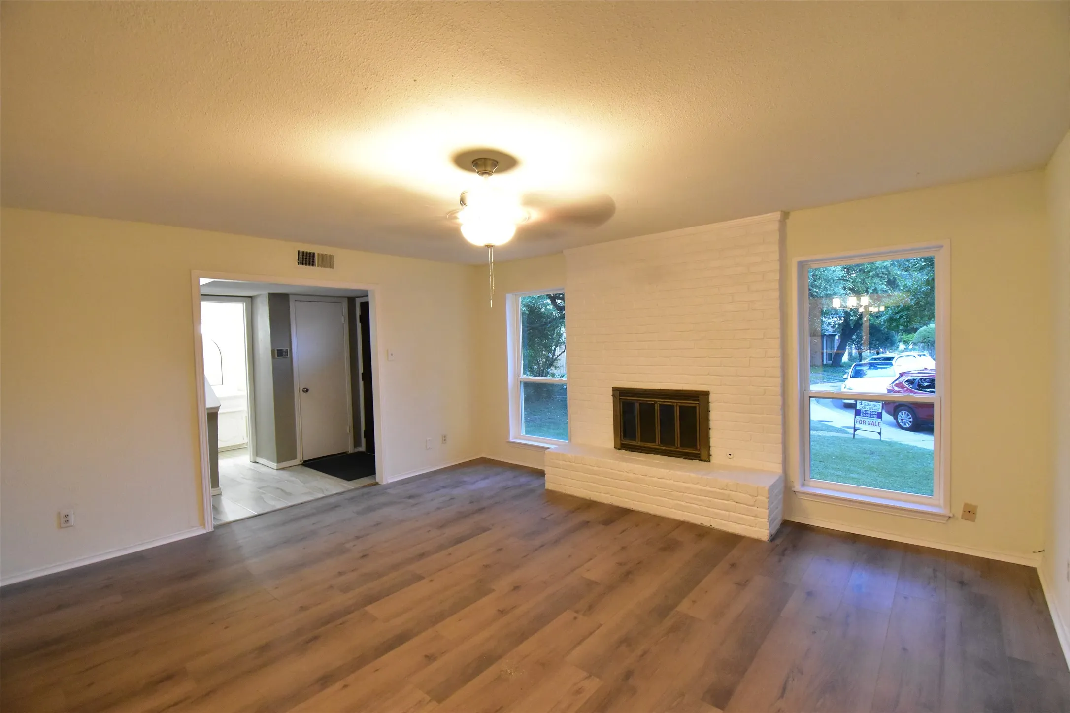 Evening view of the living room