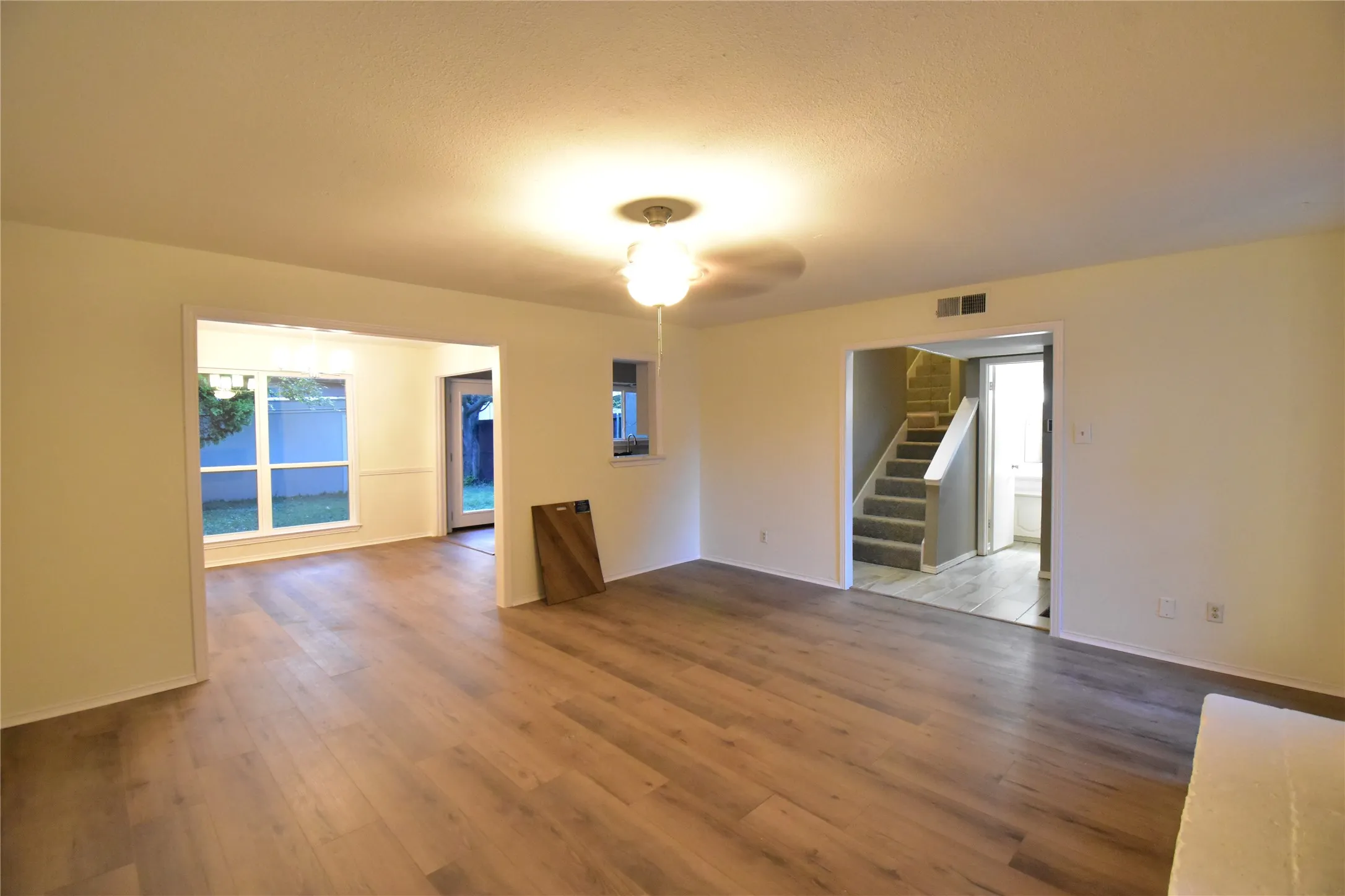 Evening view of the living room