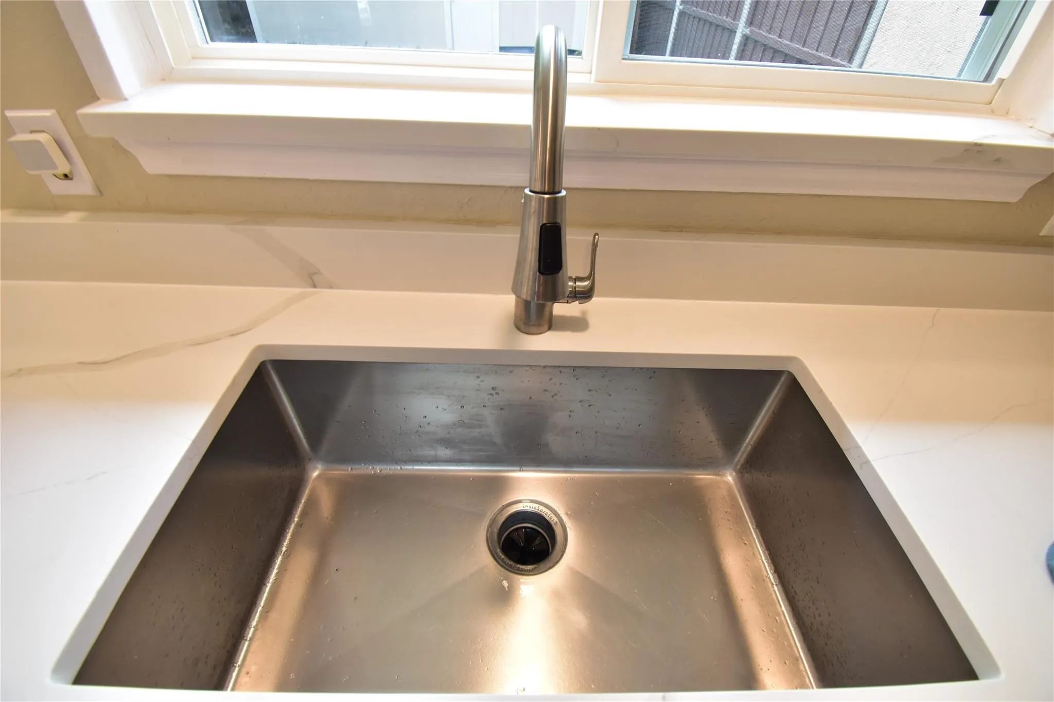 Undermounted new big kitchen sink