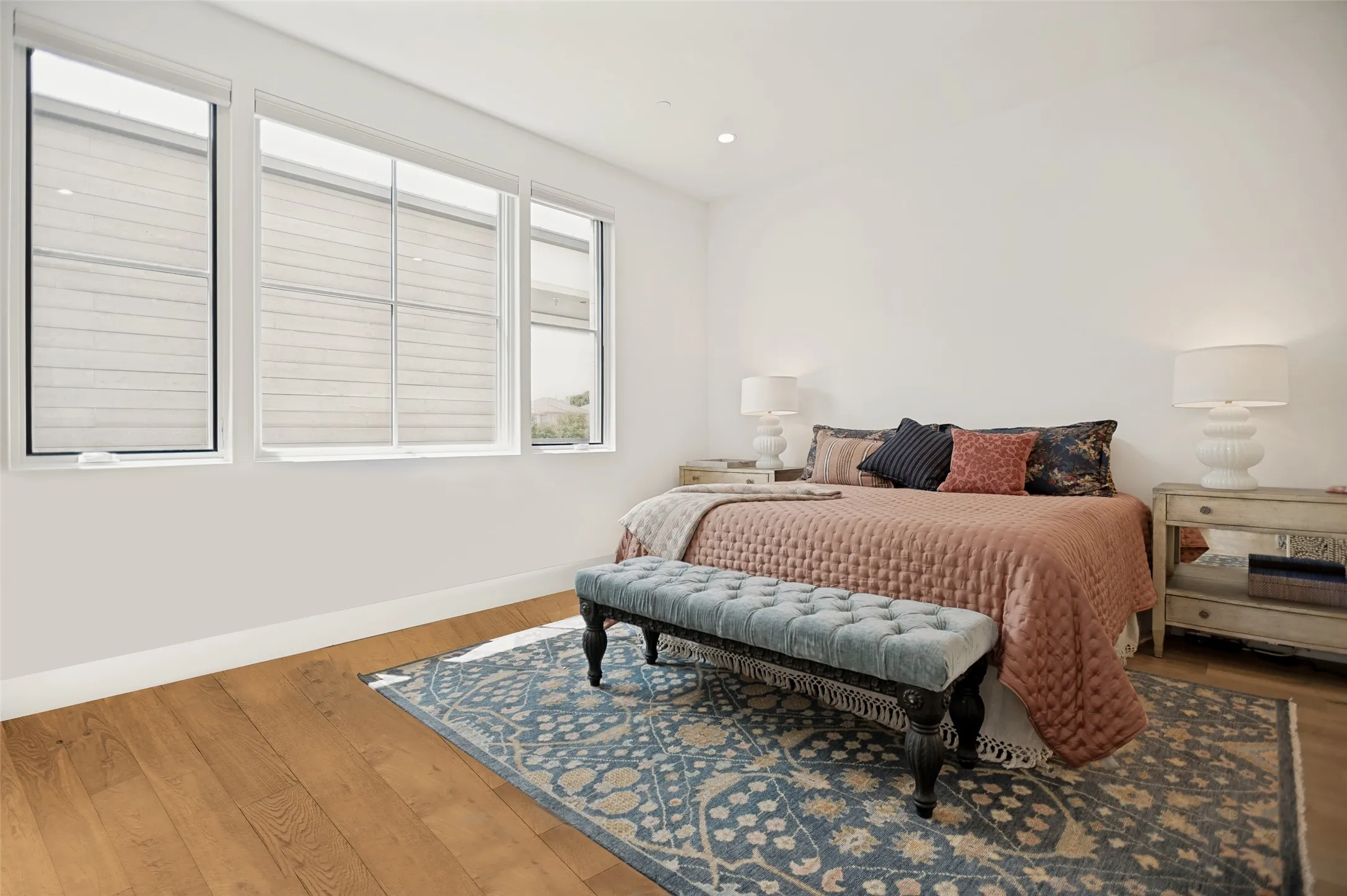Guest ensuite is spacious with casement windows