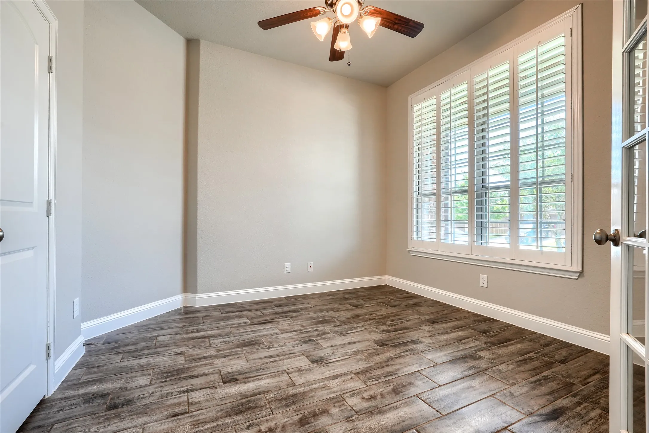 Flex Room. Could be a home office or a 4th bedroom.