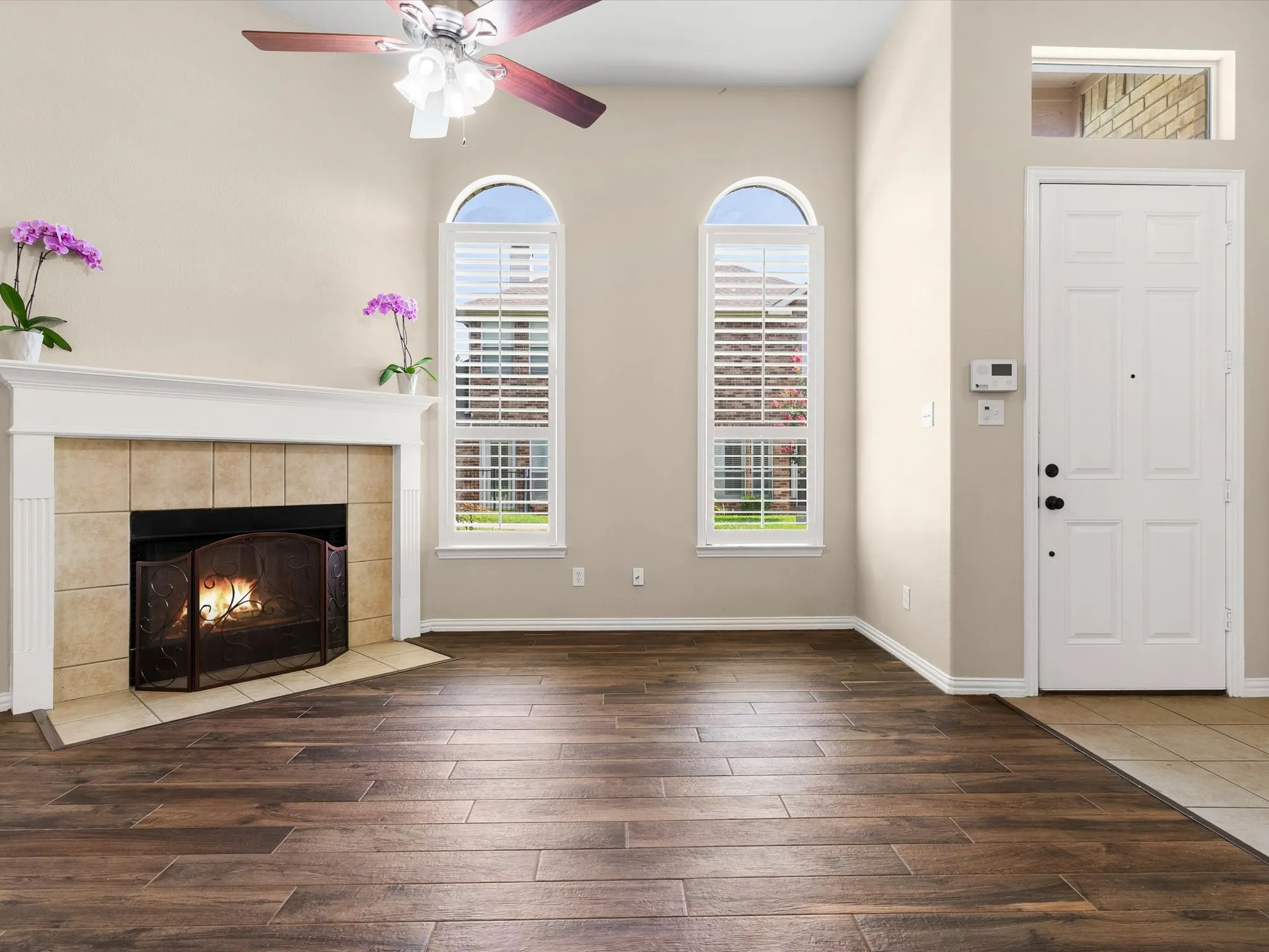 Living Room & Fire Place