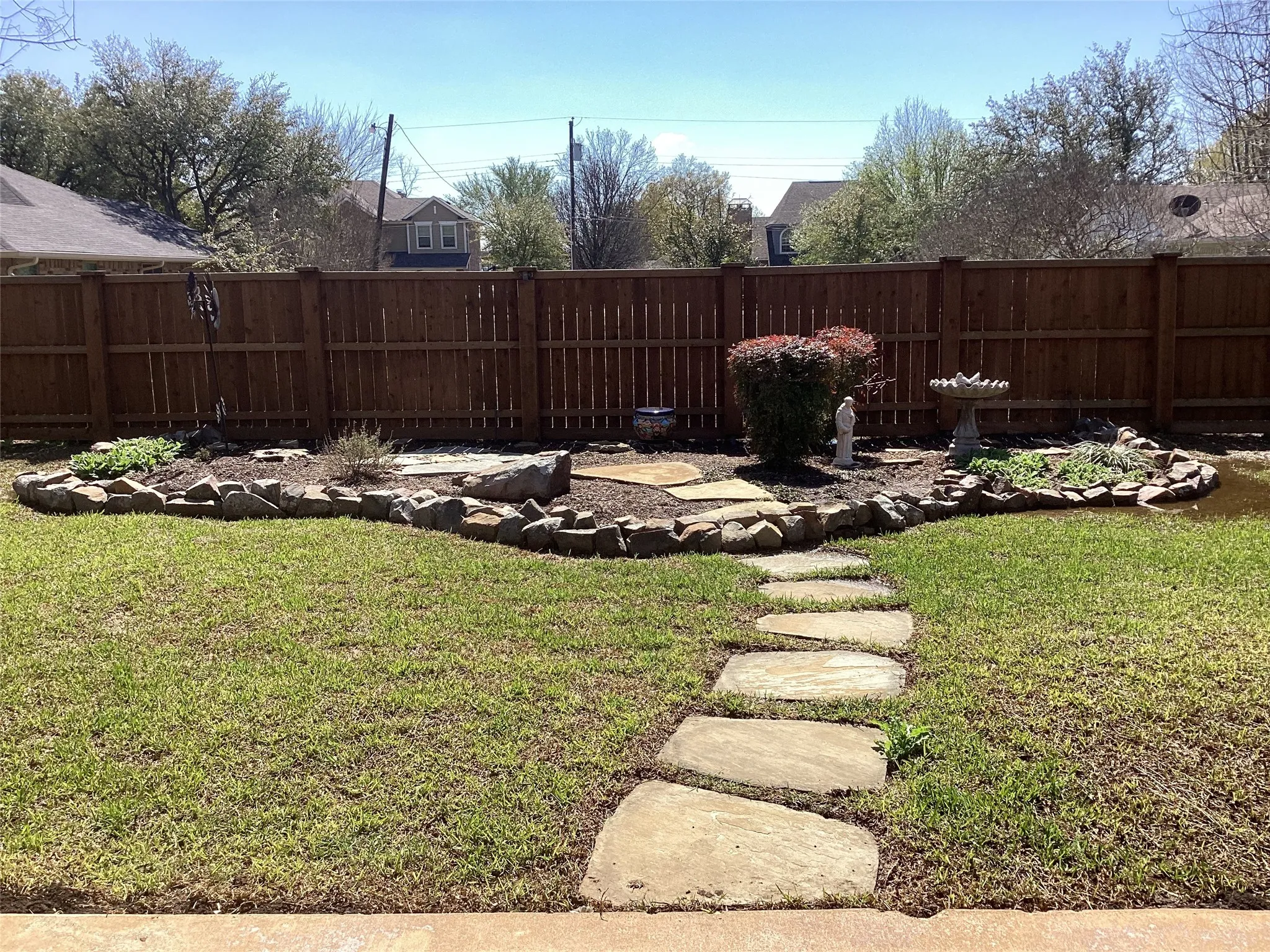 Landscaped Back Yard
