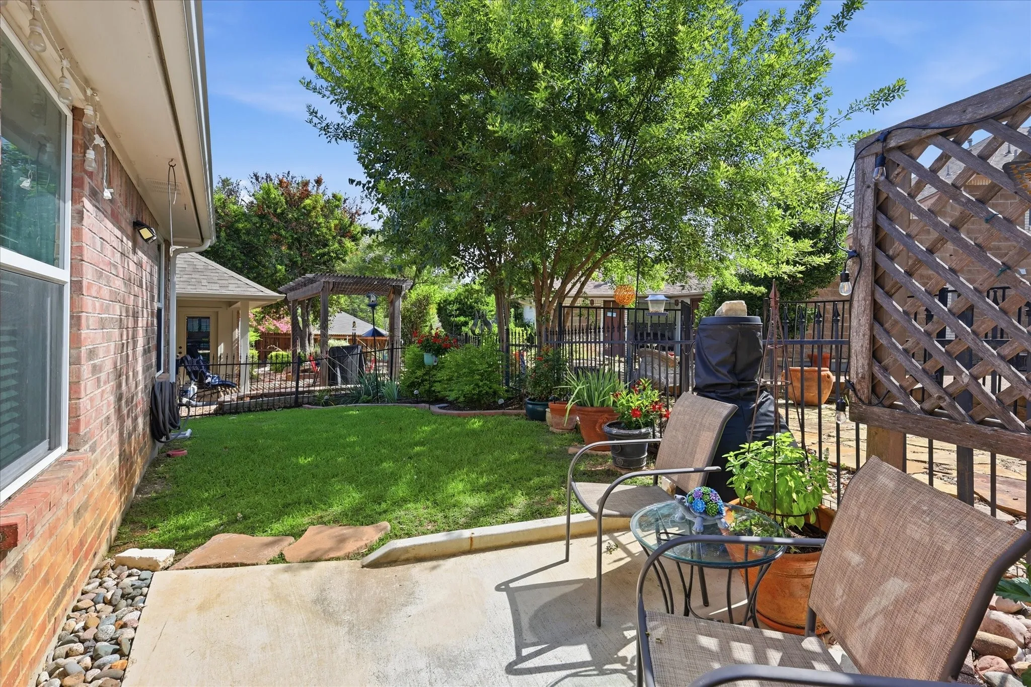 Back patio