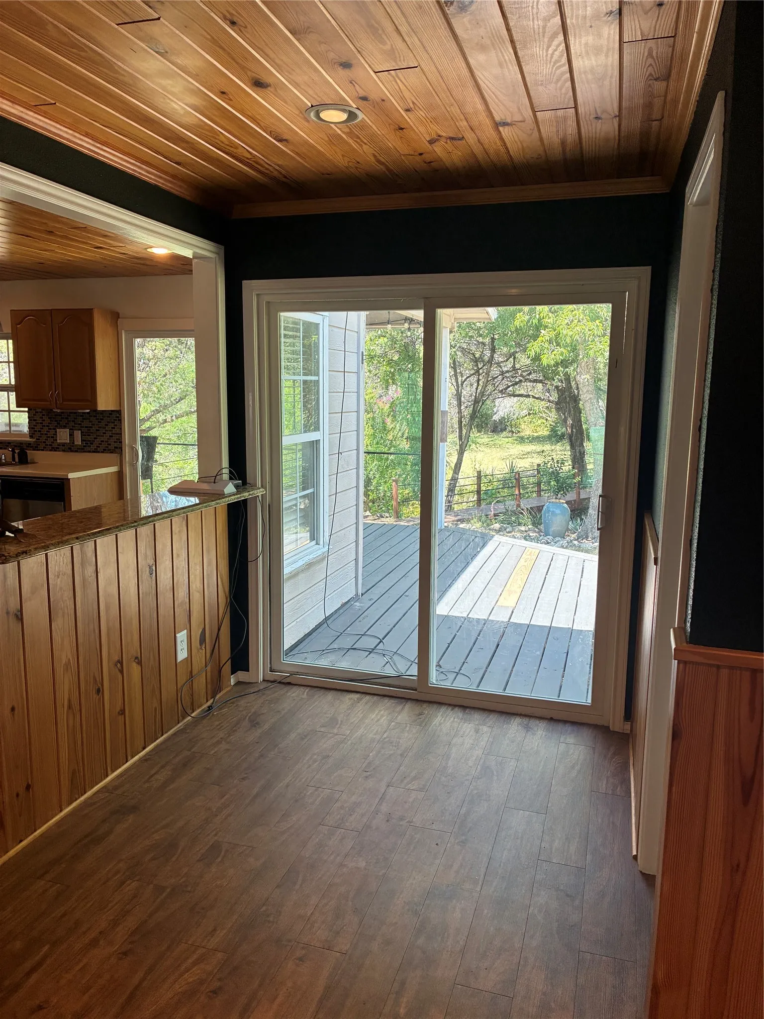 doorway to backyard