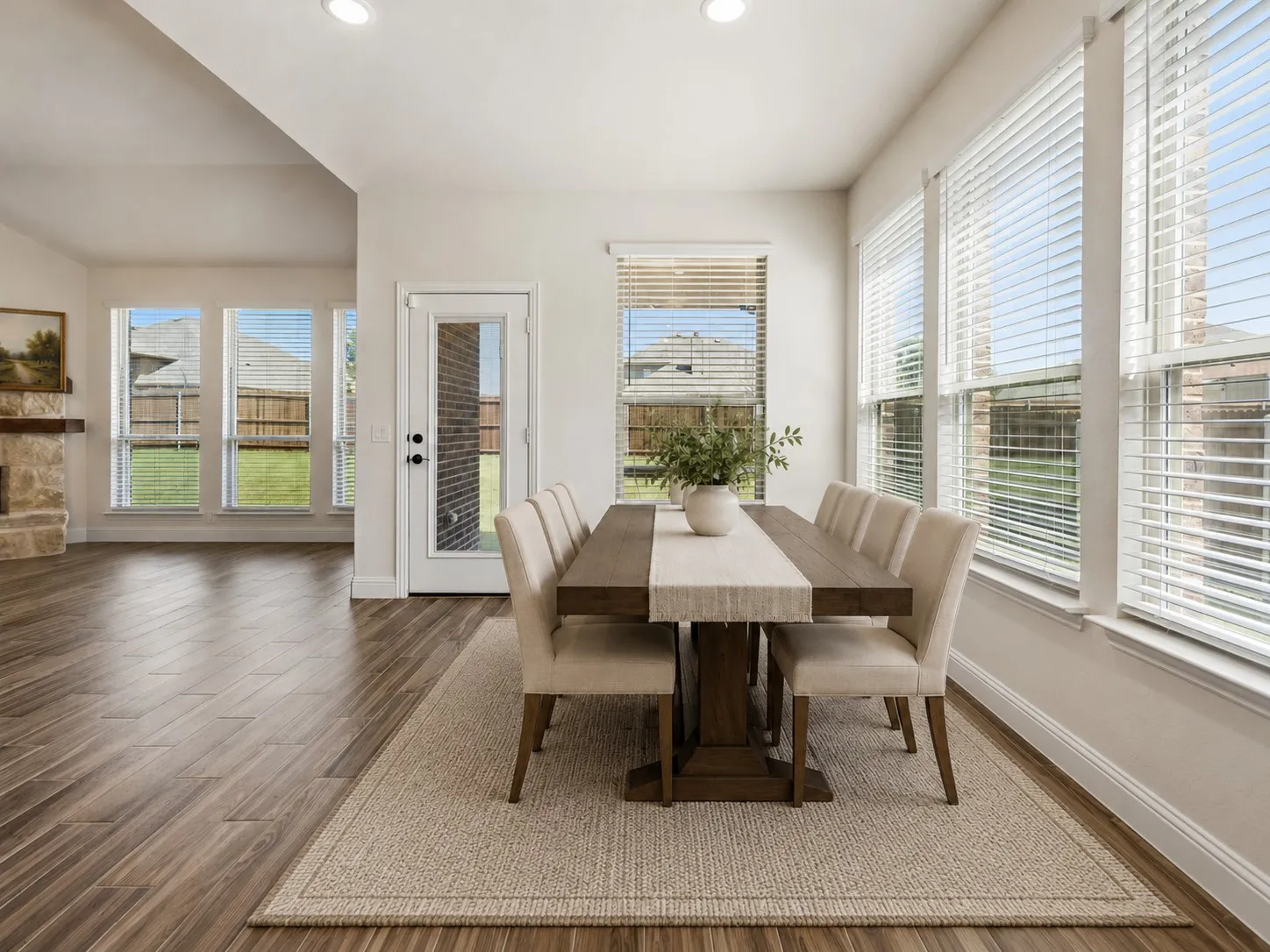 Breakfast Nook - virtually staged