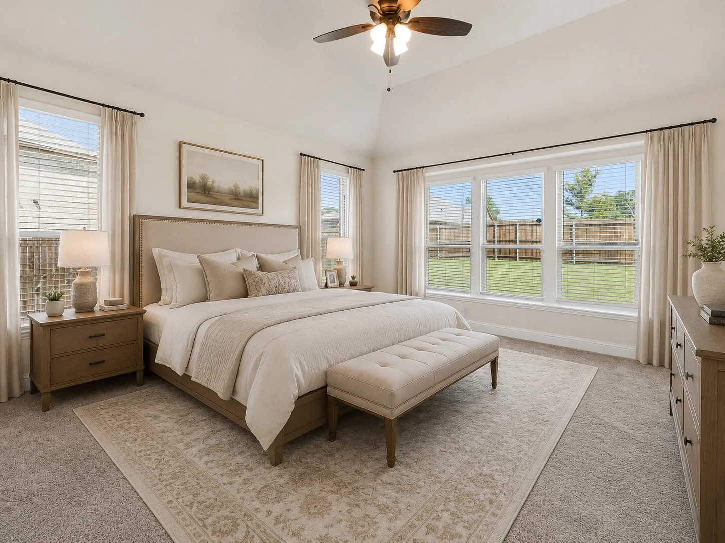Primary Bedroom - virtually staged