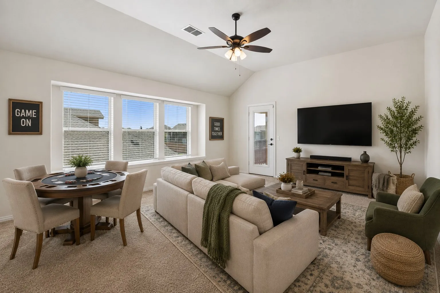 Game Room - virtually staged
