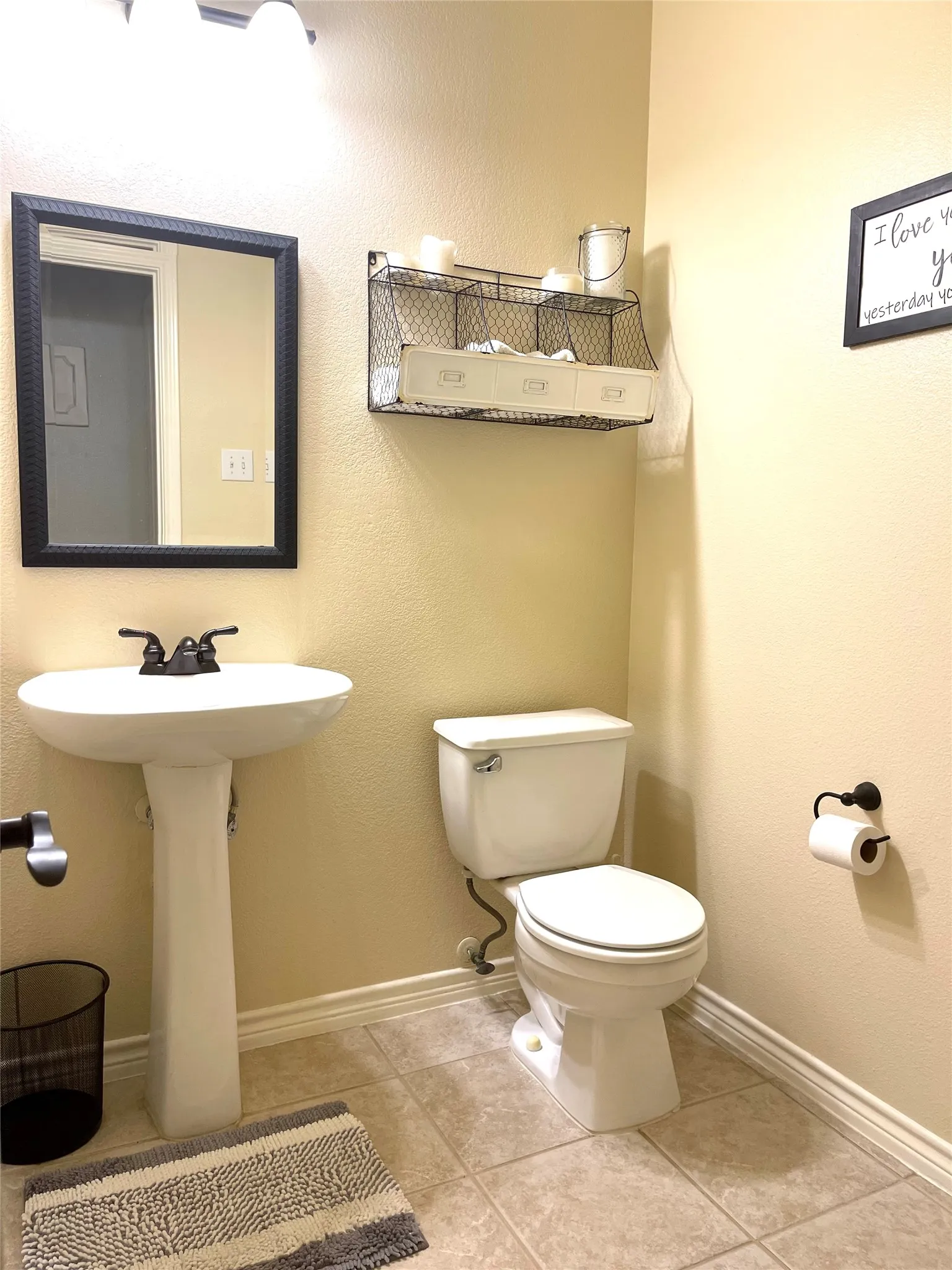 Half bath downstairs