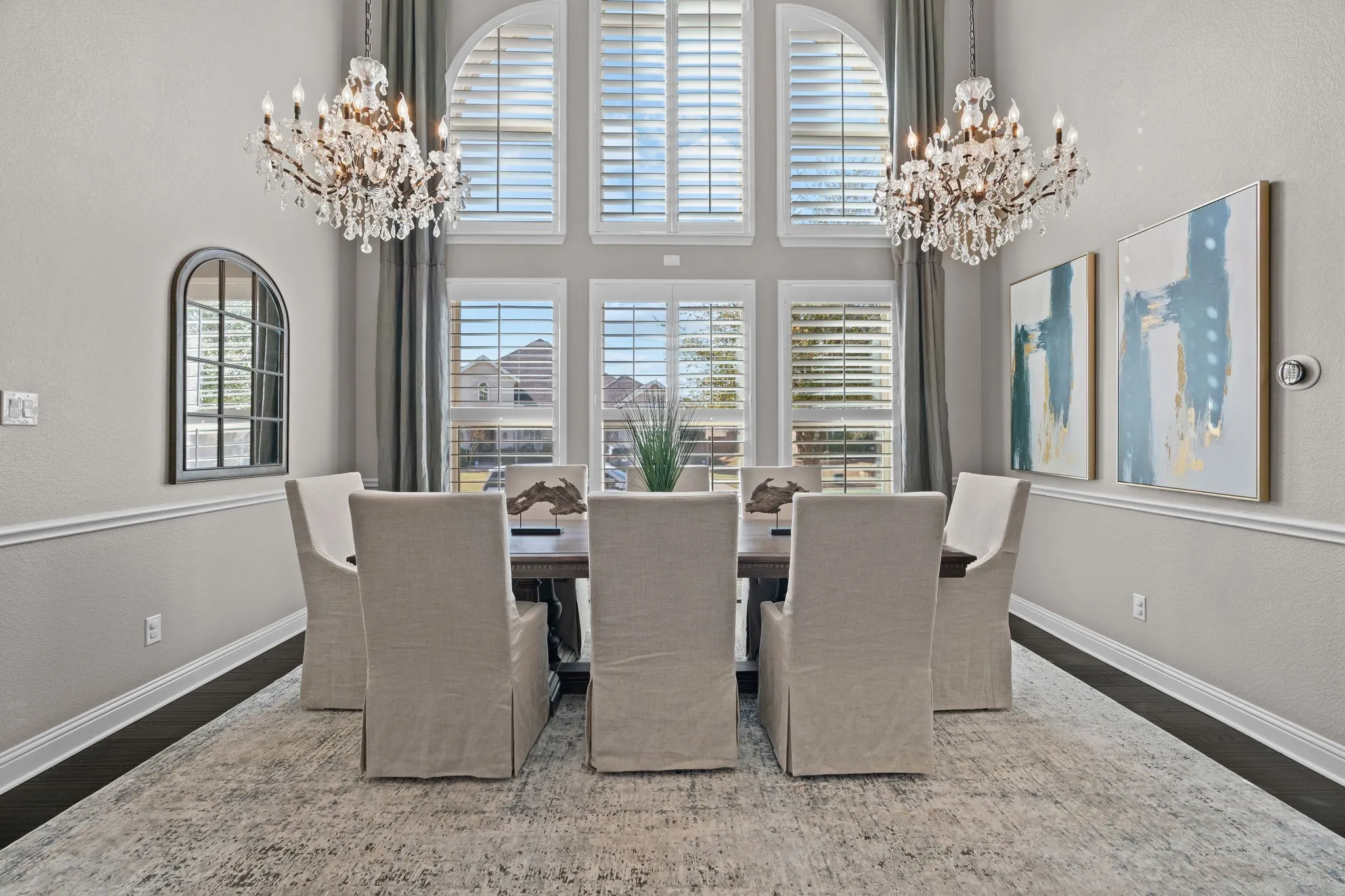 Seperate Formal Dining space for all the family gatherings