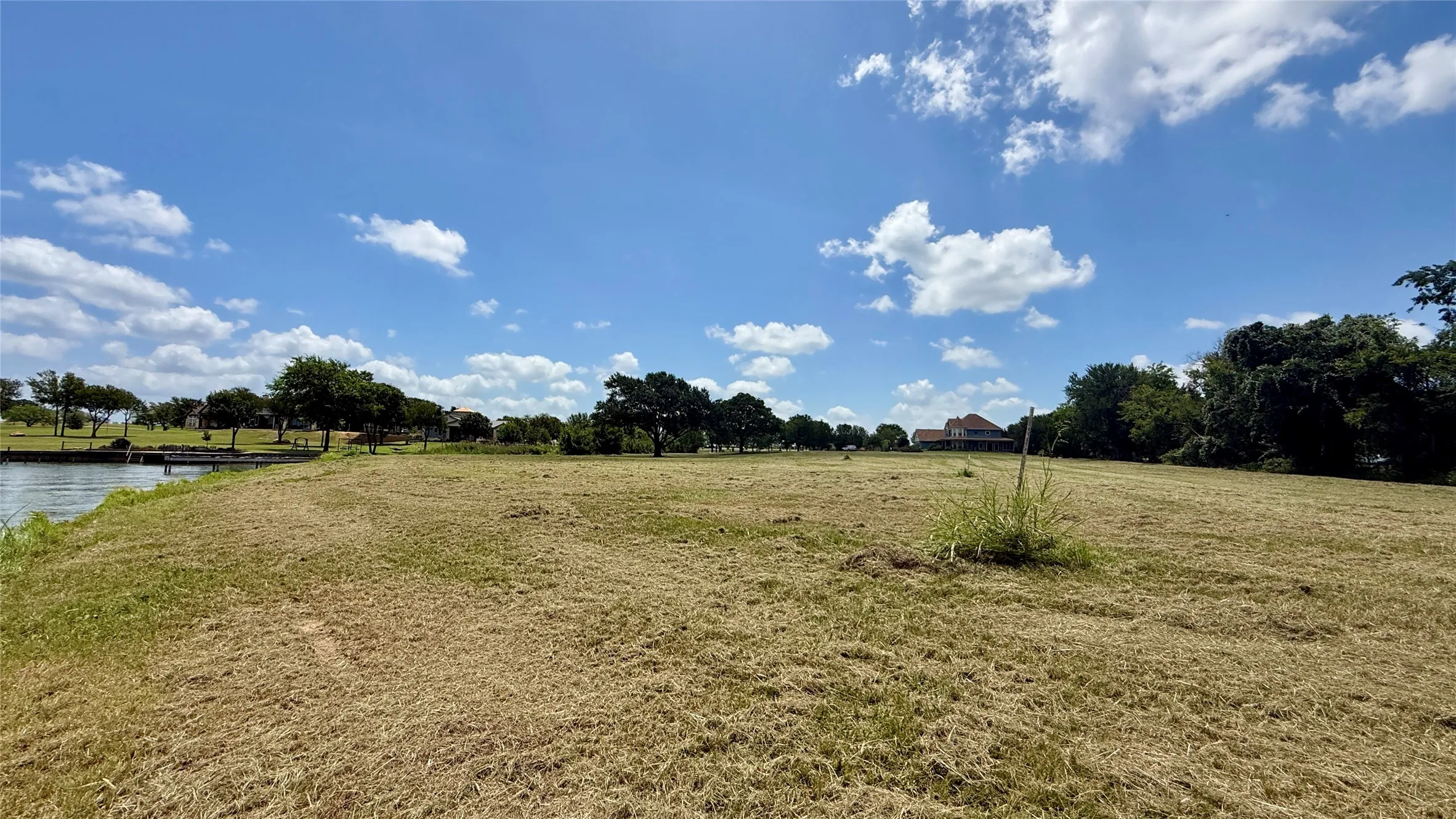 Level waterfront homesite with easy access to boating and fishing adventures.