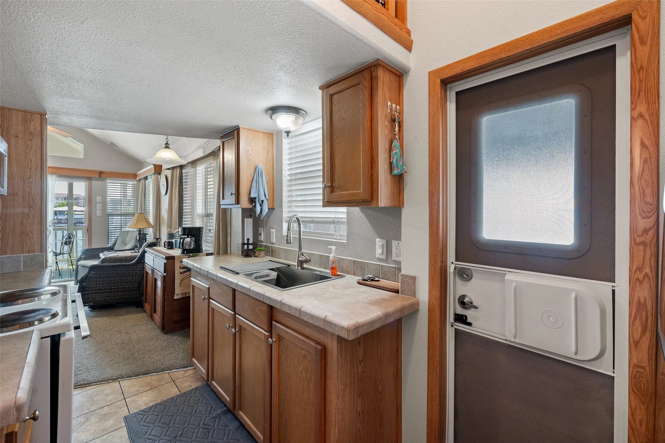 Galley kitchen to bedroom