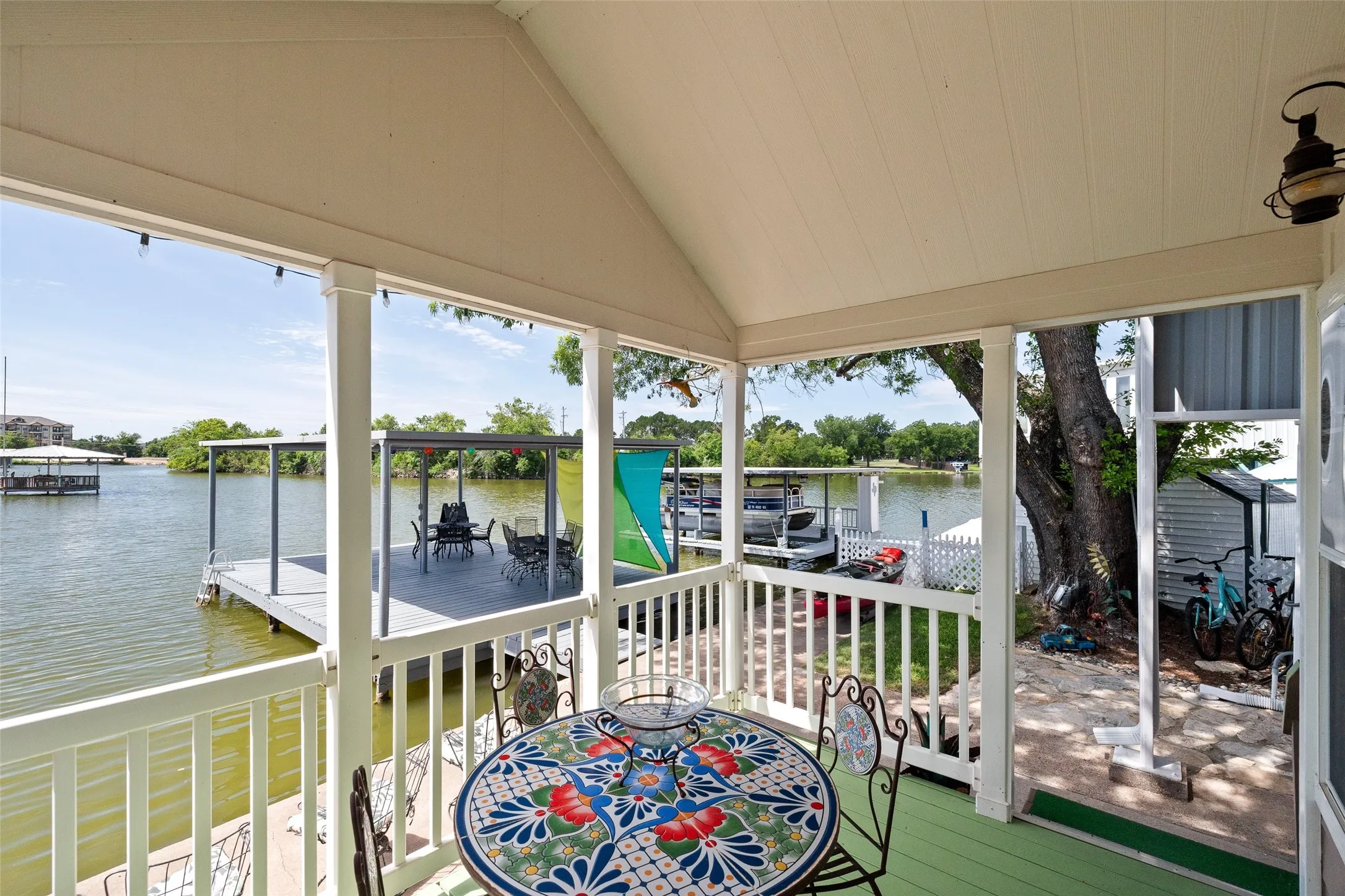 View from back porch to canal