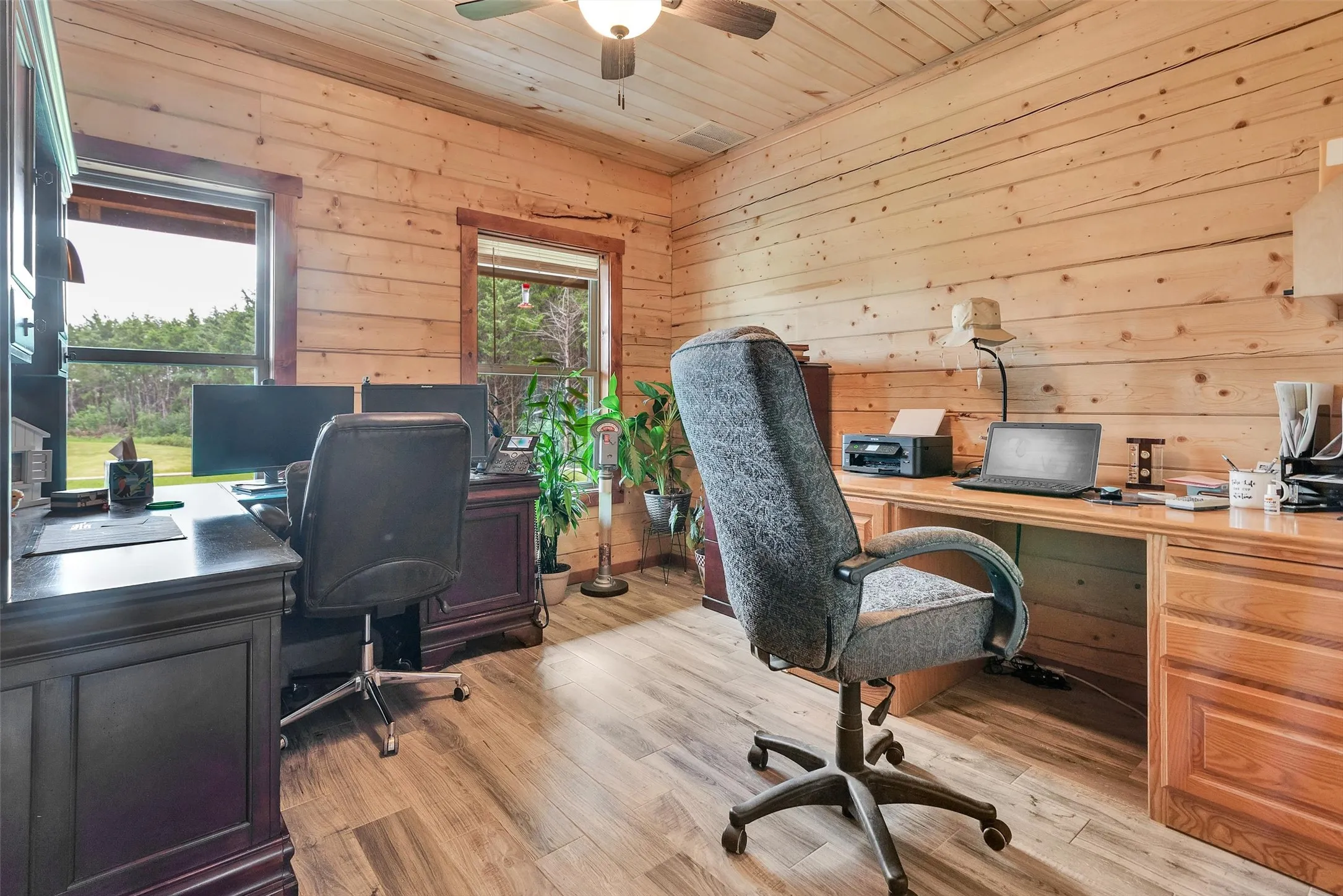 Currently utilized as an in home office.