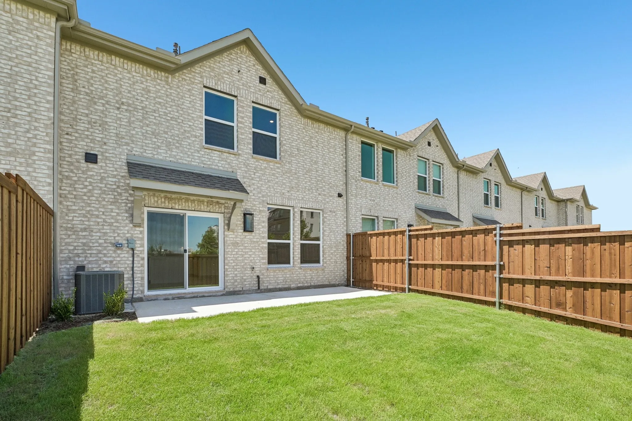You'll find your own fenced back yard in our Channing plan!