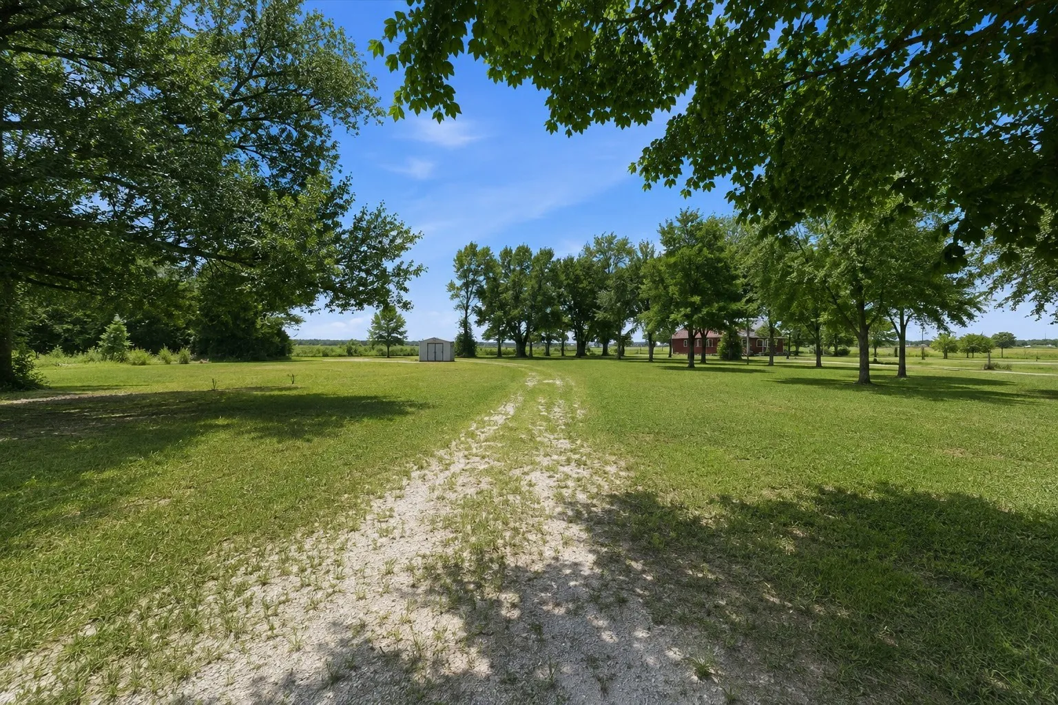 View of lot from driveway