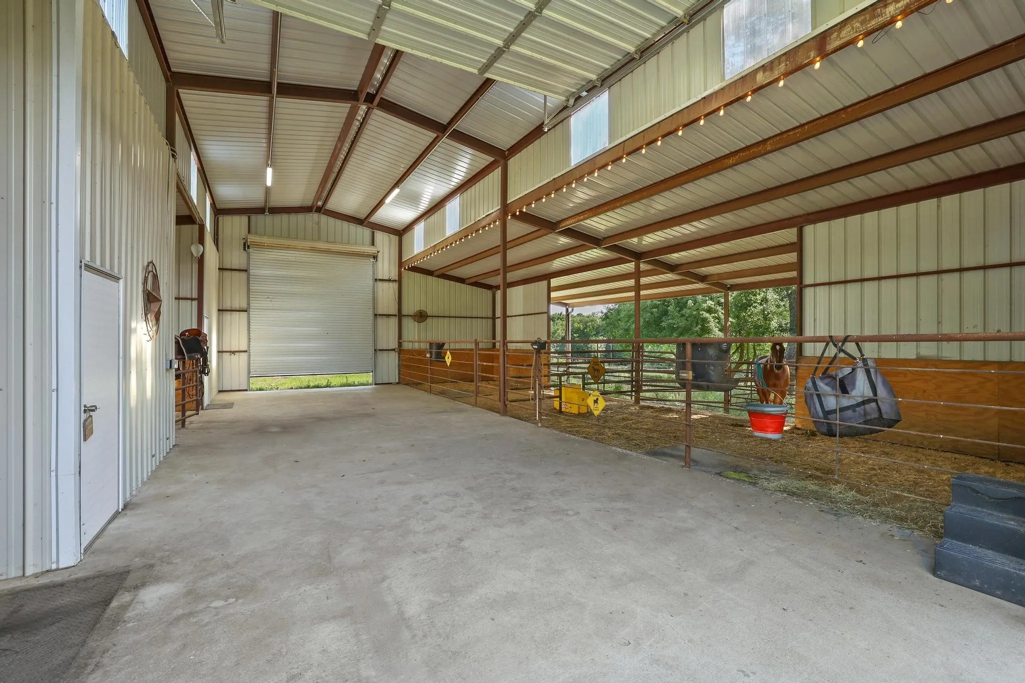 Inside of Barn