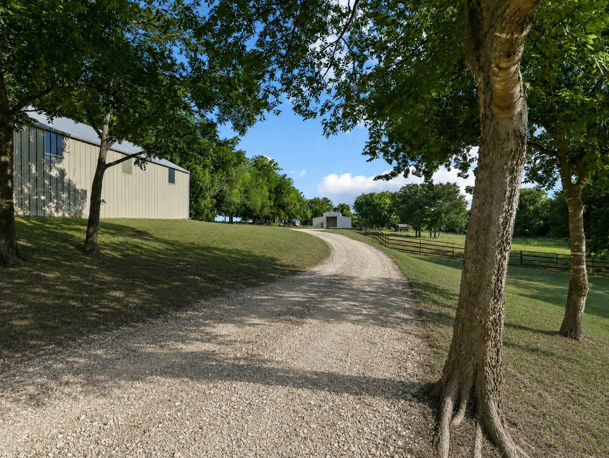 Driveway to Barn