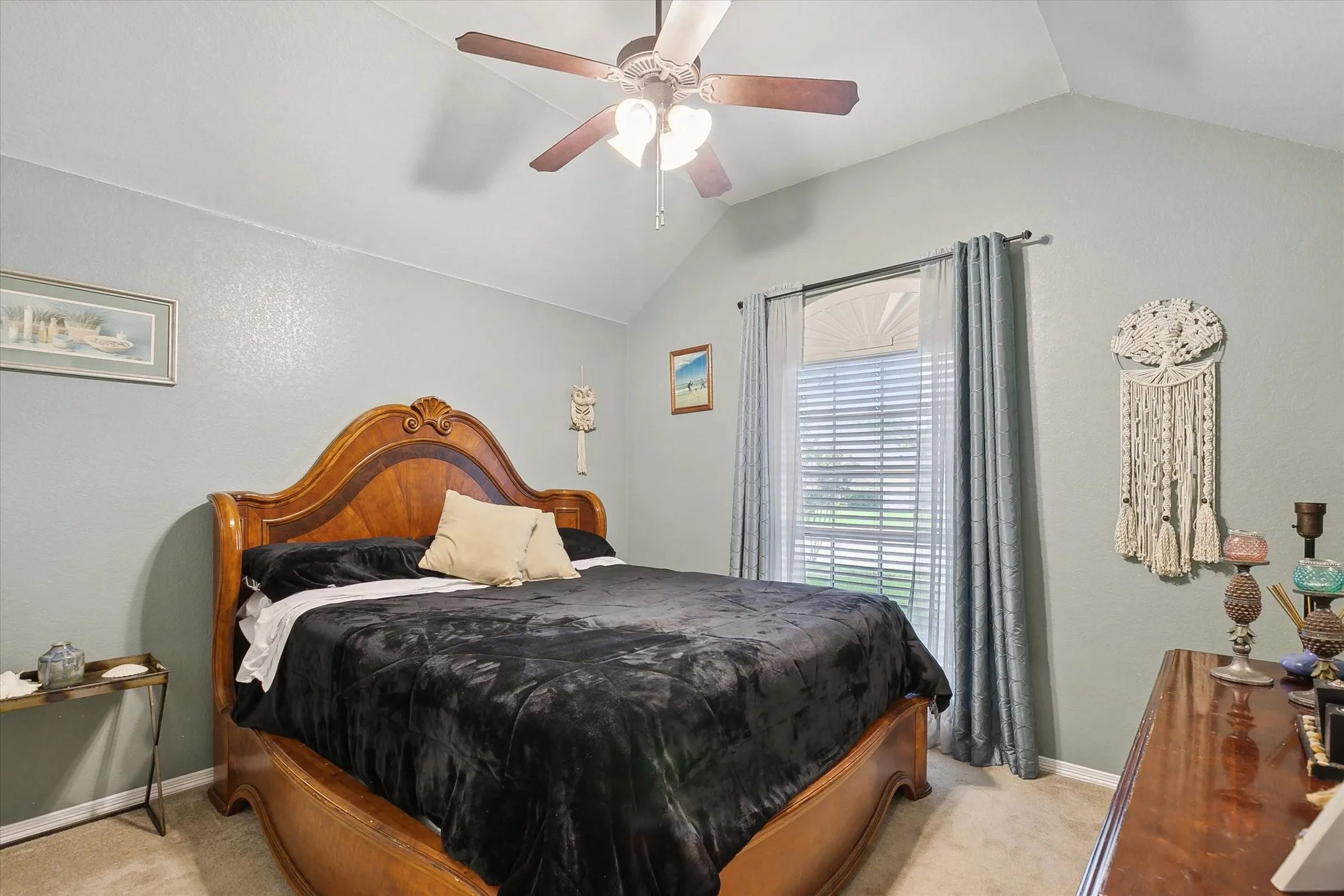 Third bedroom with ceiling fan
