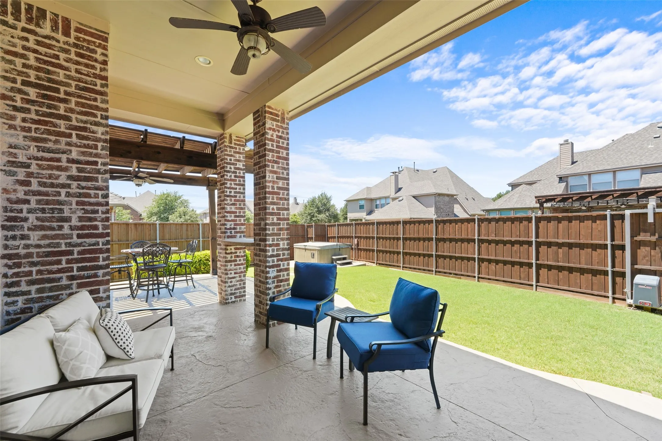 Expanded Patio with Pergola