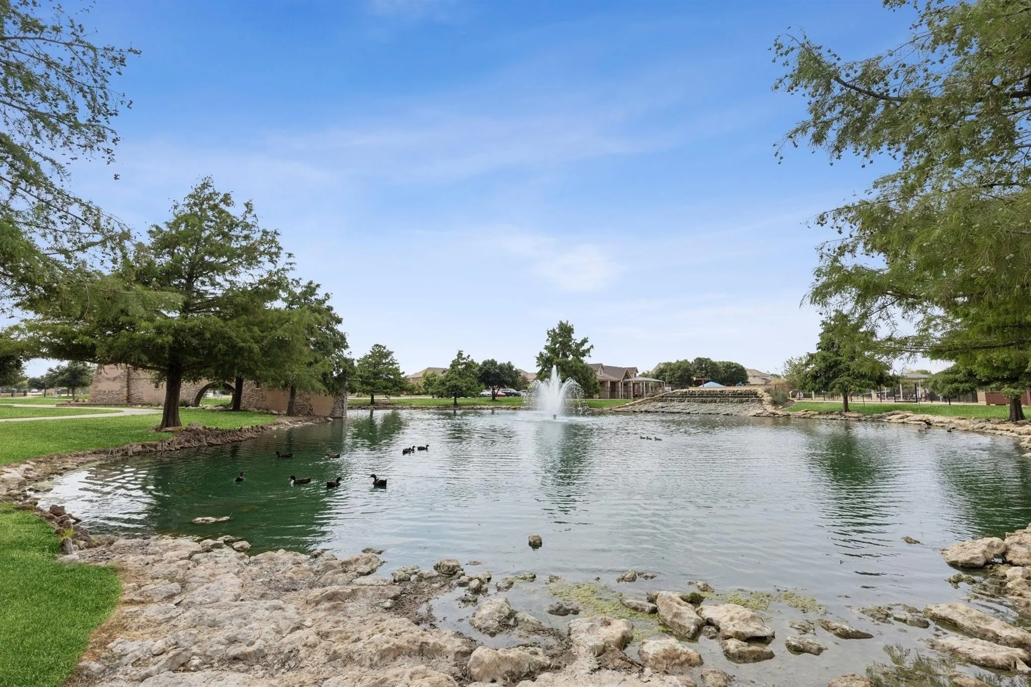 Enjoy all that Sendera Ranch has to offer with exceptional neighborhood amenities, including four community pools, a clubhouse, scenic walking trails, fishing ponds, playgrounds, and year-round community events