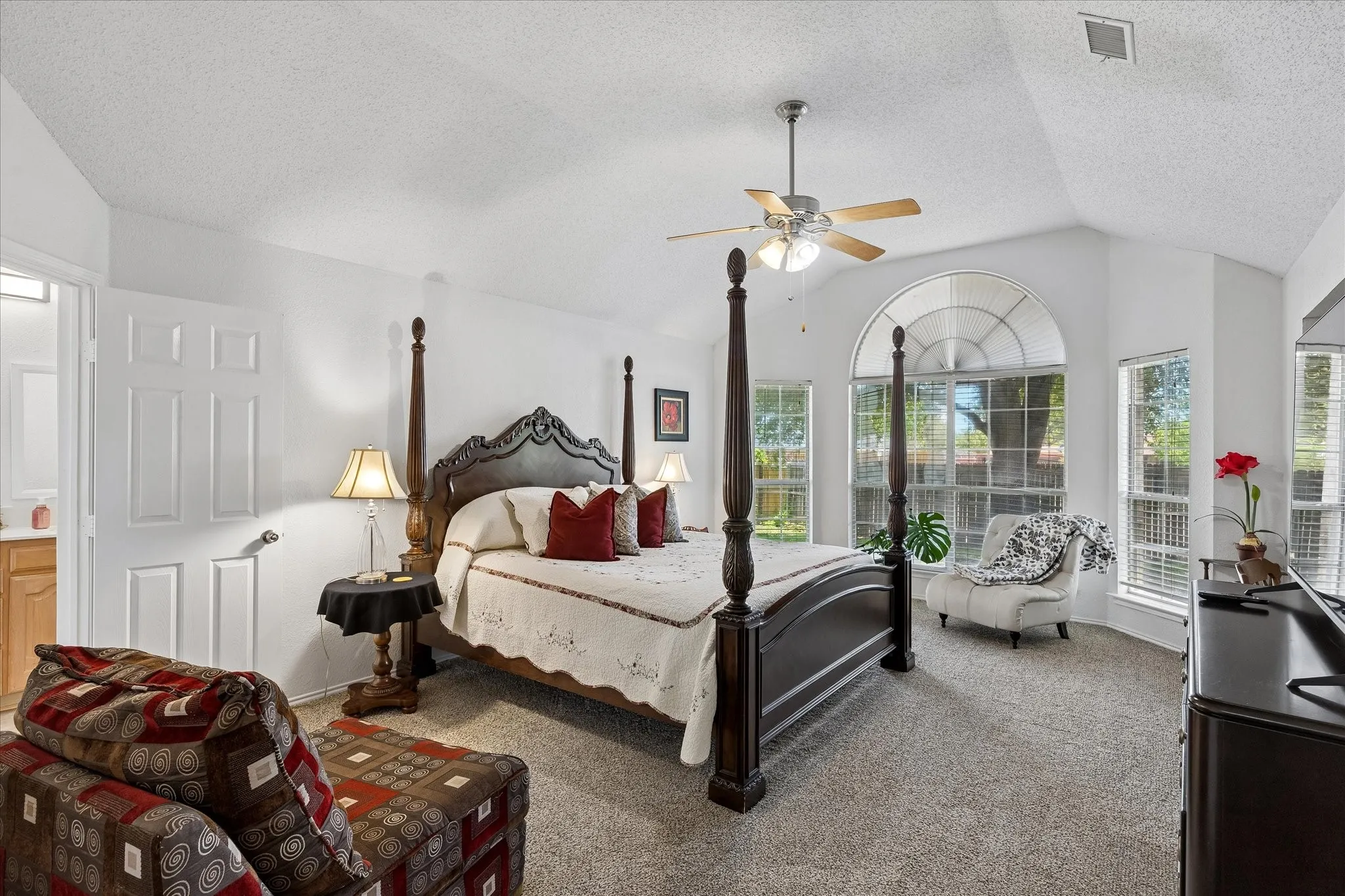 This Primary Bedroom is more like a Primary Suite.
